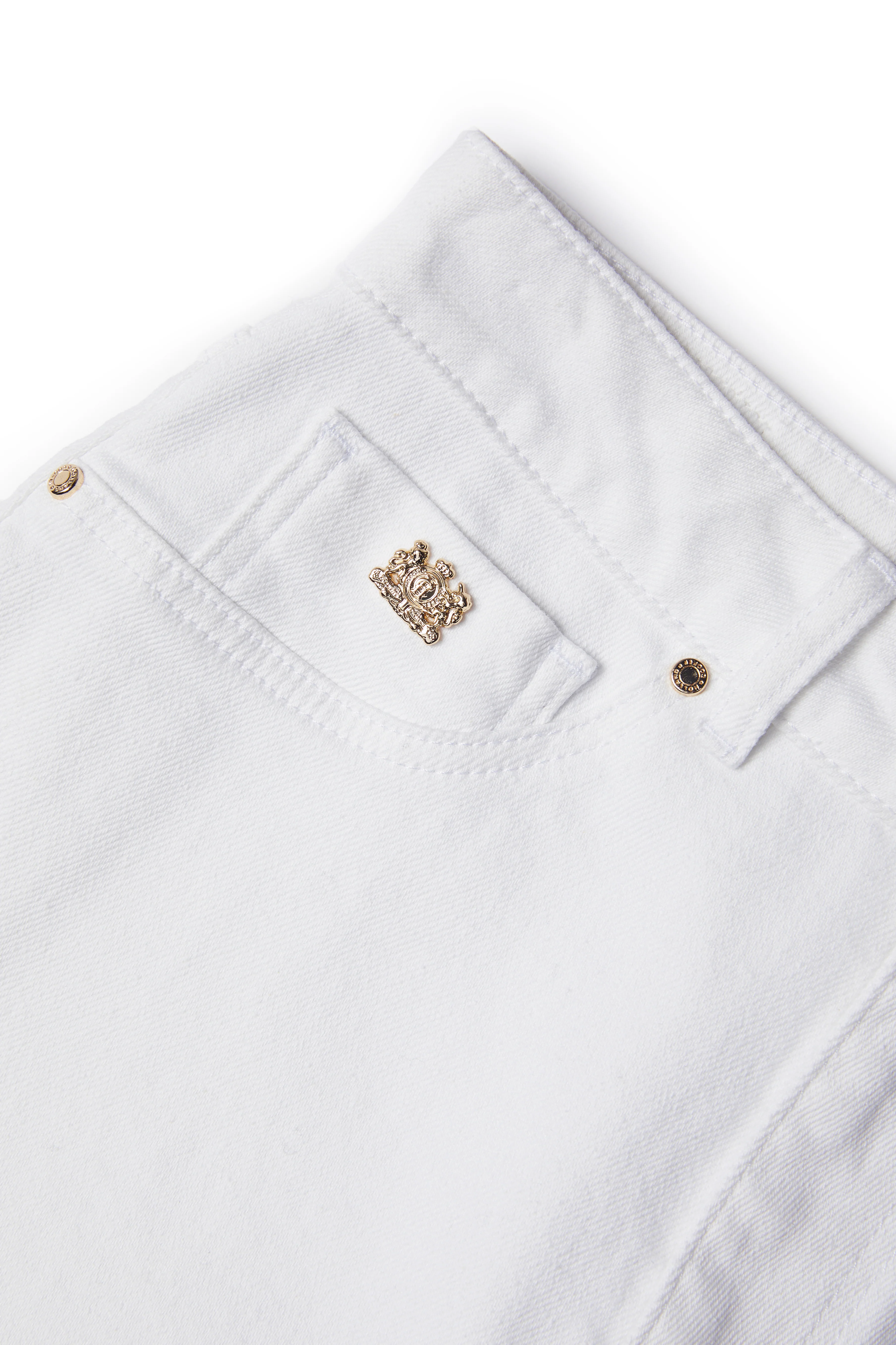 High Rise Slim Jean (White) - Image 8
