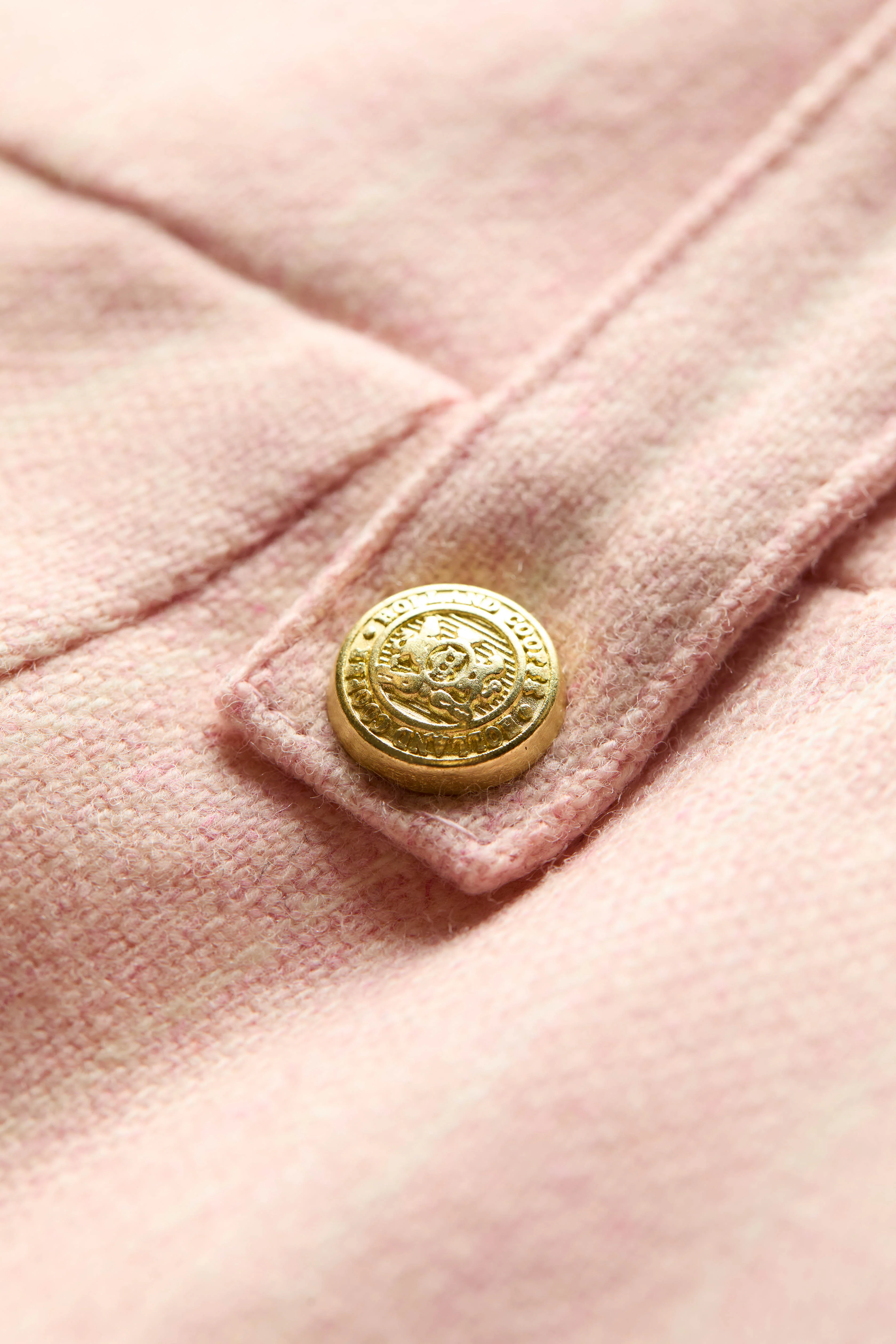 High Waisted Straight Trouser (Pink Chalk Pinstripe) - Image 8