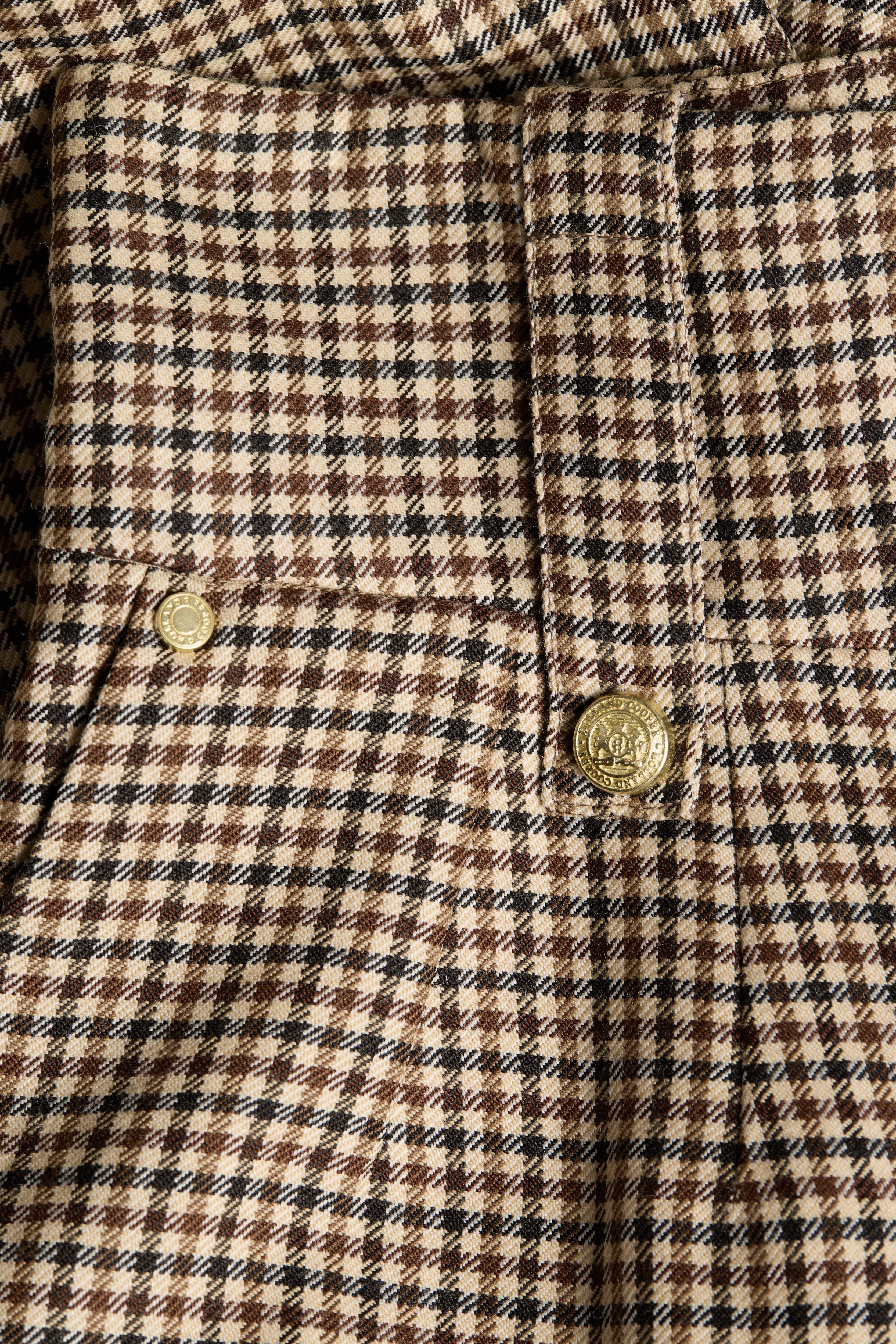 High Waisted Wide Leg Trouser (Westminster Tweed) - Image 9