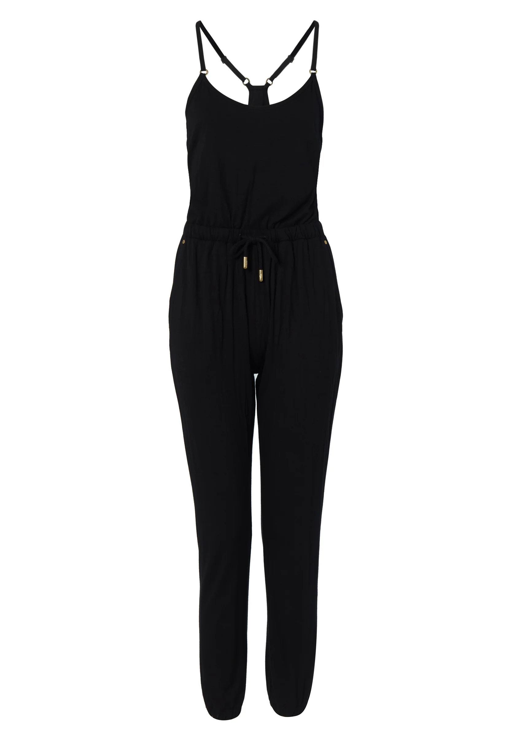 Iconic Jersey Jumpsuit (Black) - Image 4