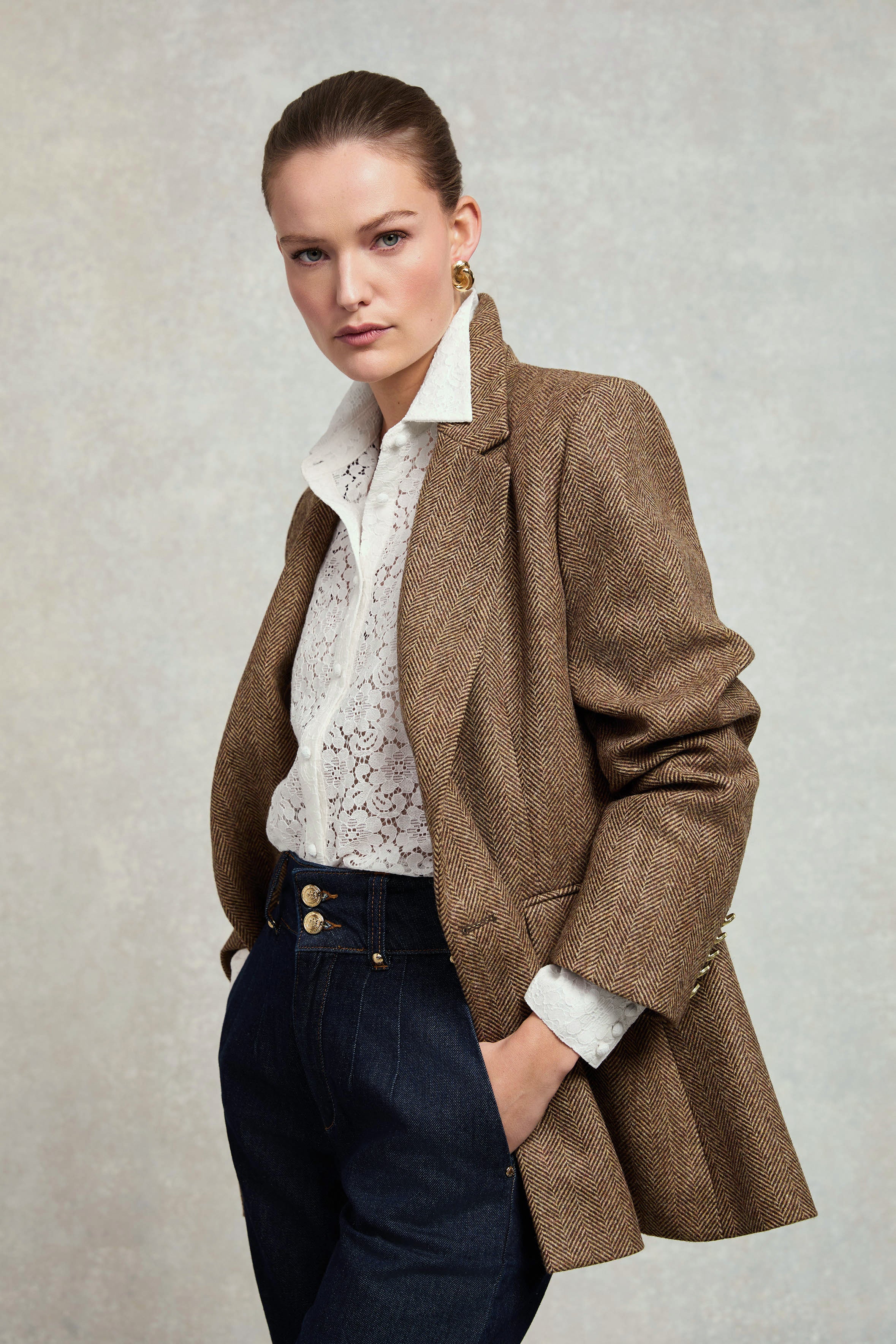 Iona Lace Shirt (Ivory) - Image 4