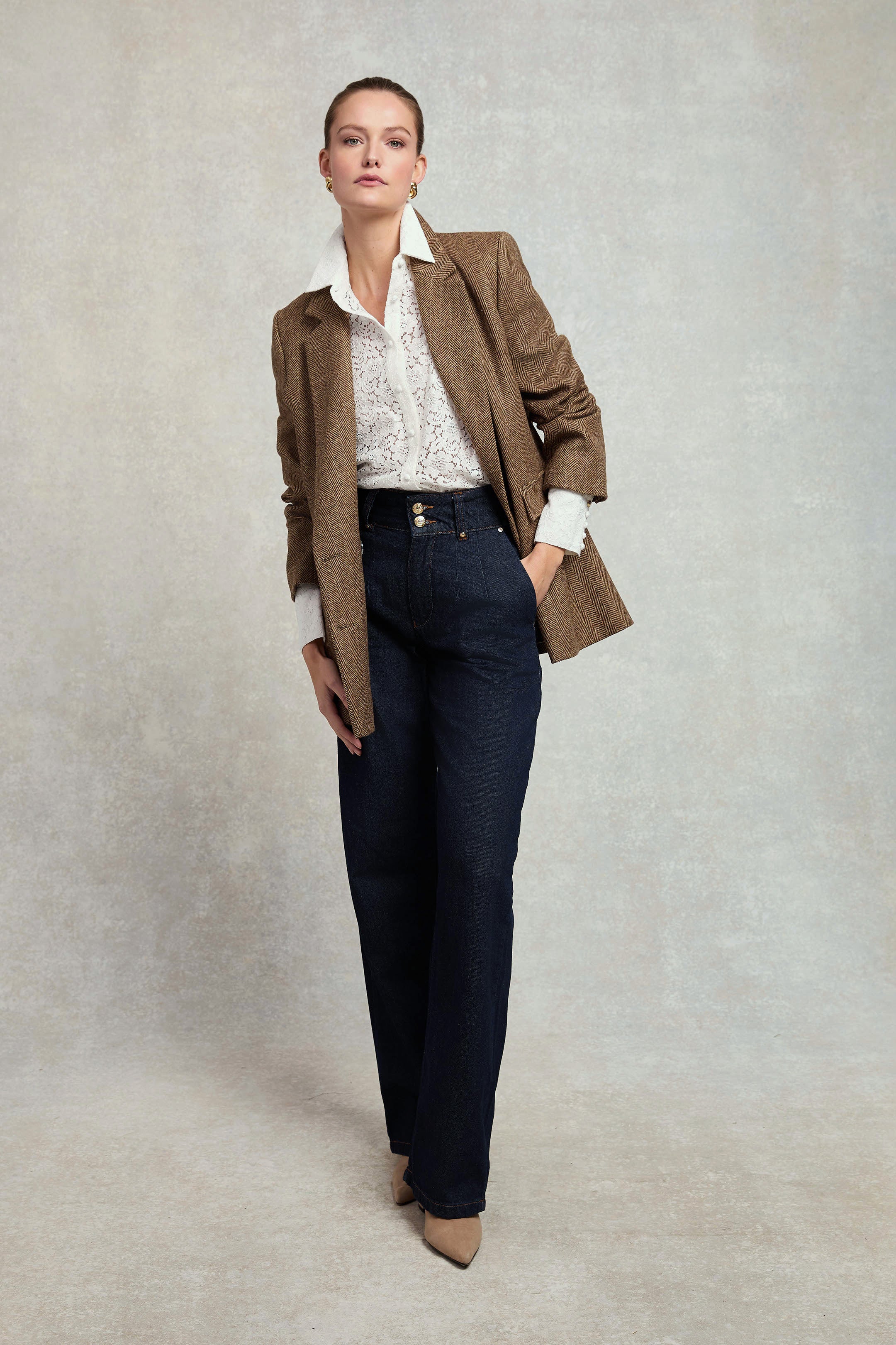 Iona Lace Shirt (Ivory) - Image 5