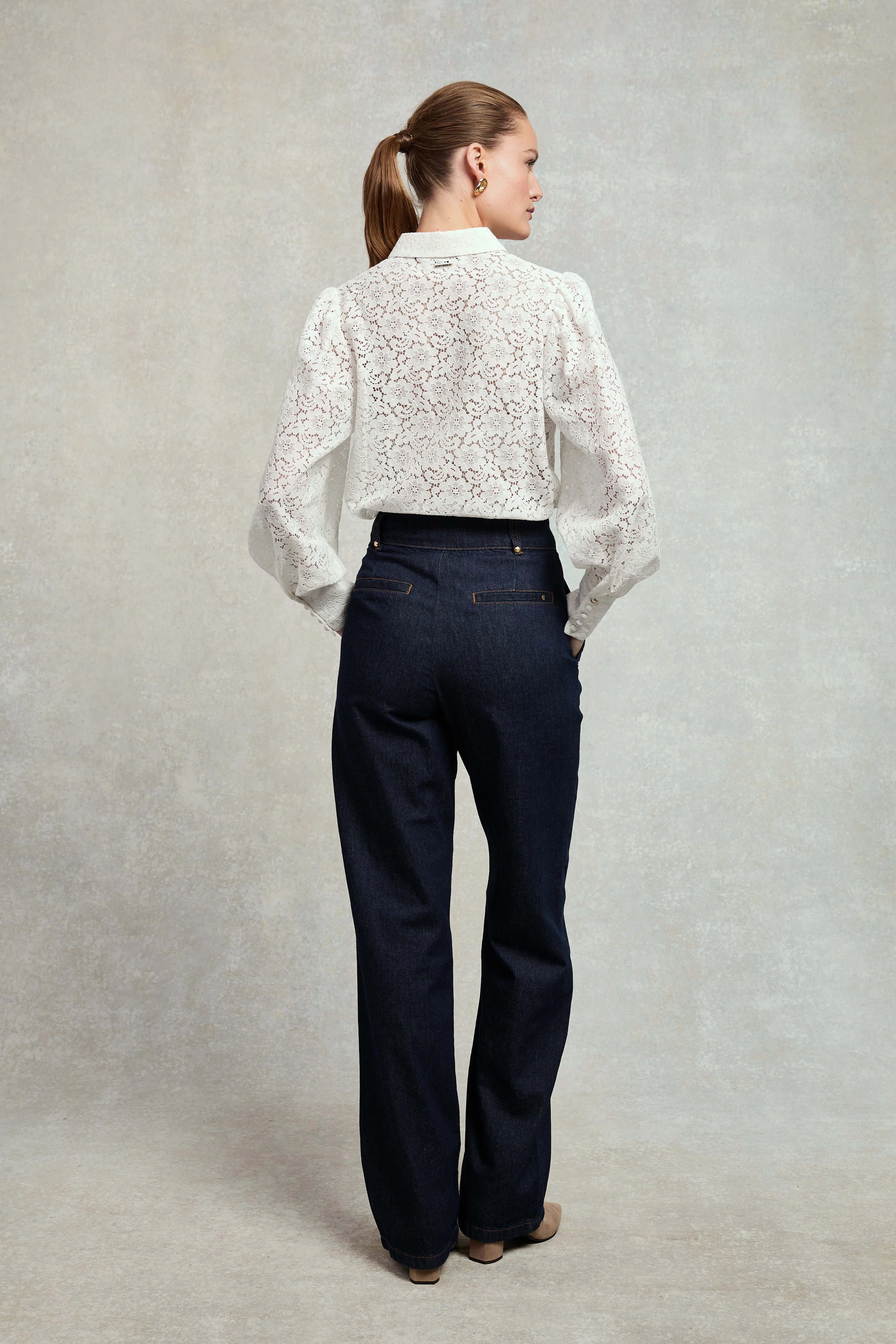 Iona Lace Shirt (Ivory) - Image 6