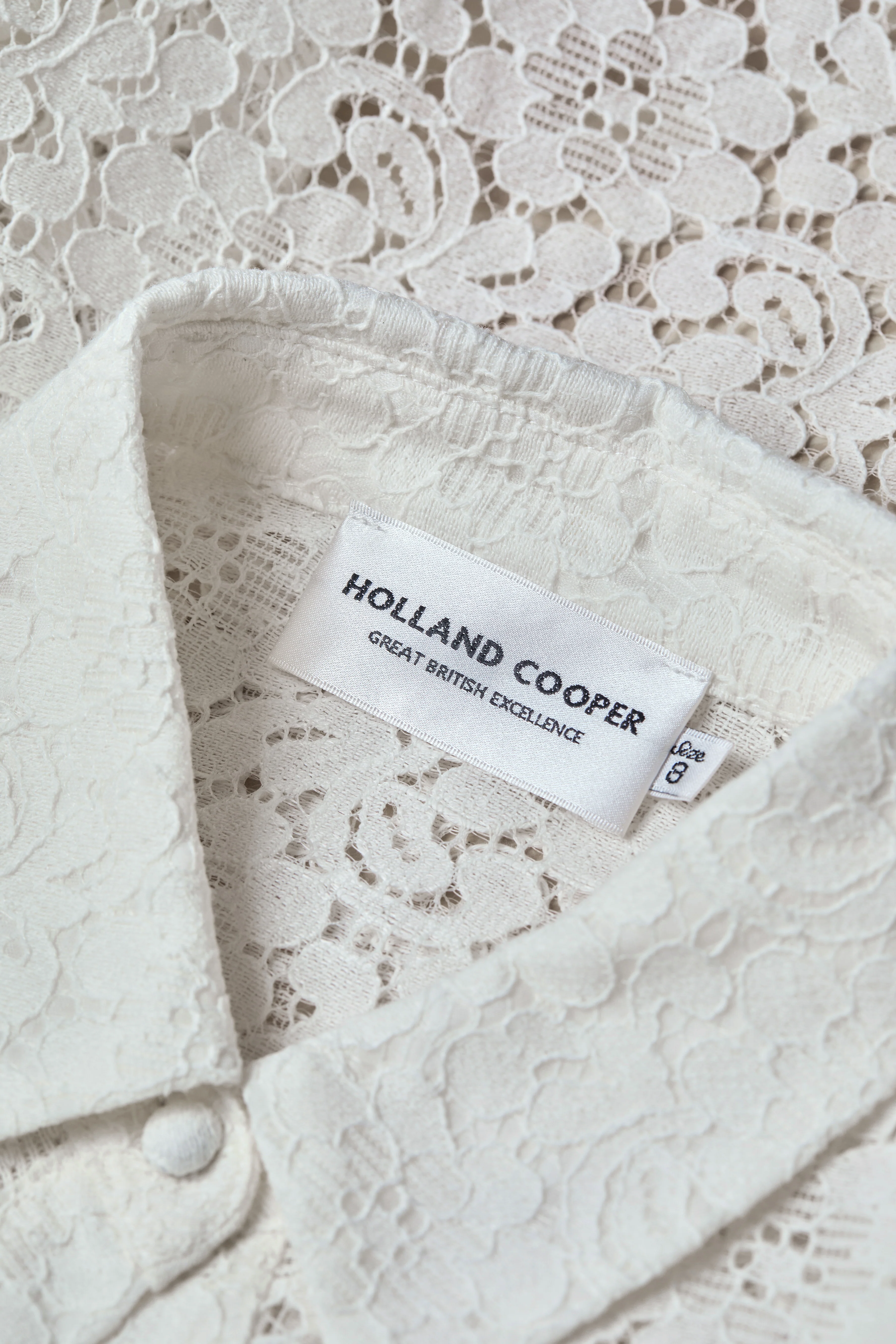 Iona Lace Shirt (Ivory) - Image 8