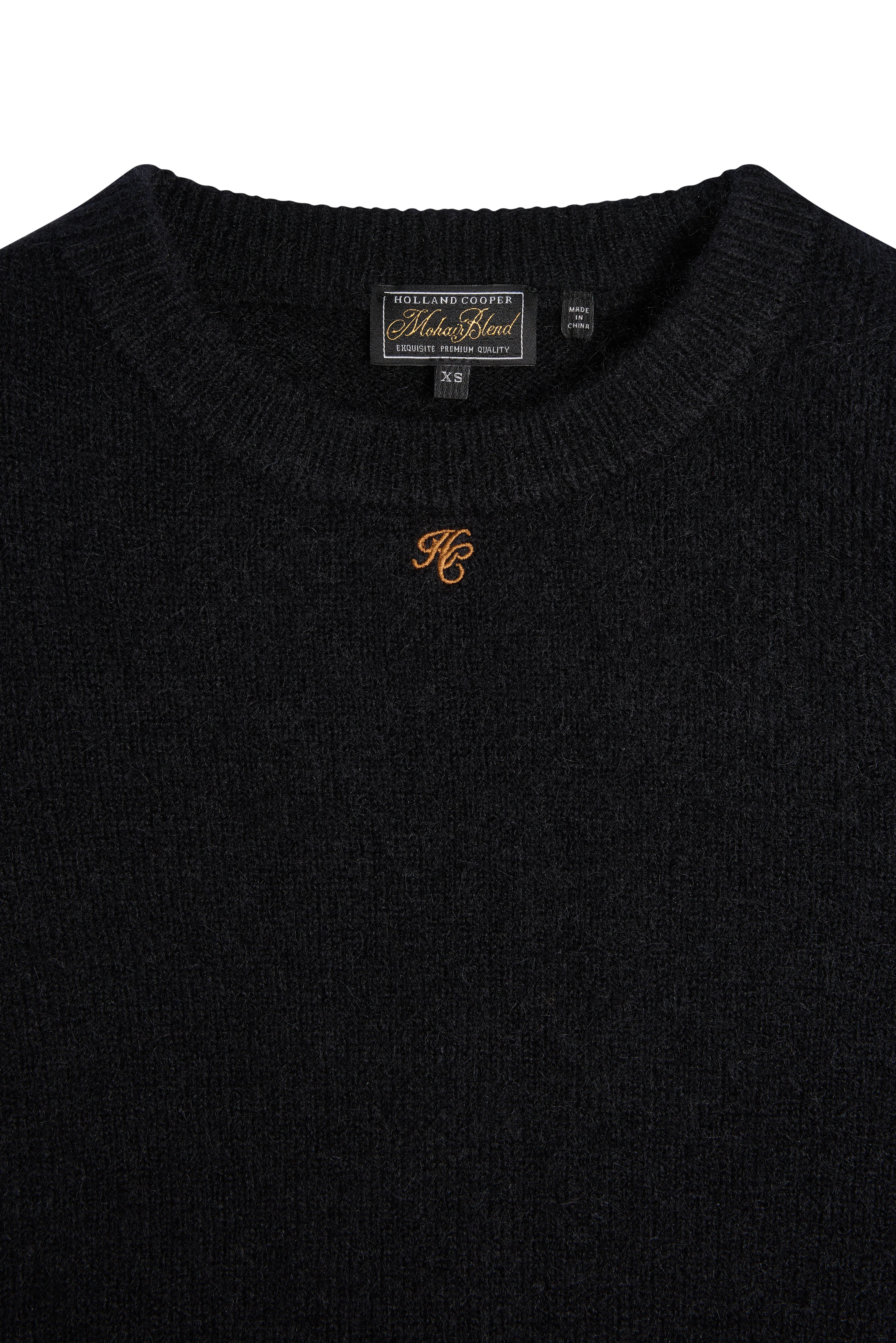 Isla Crew Neck Knit (Black) - Image 7