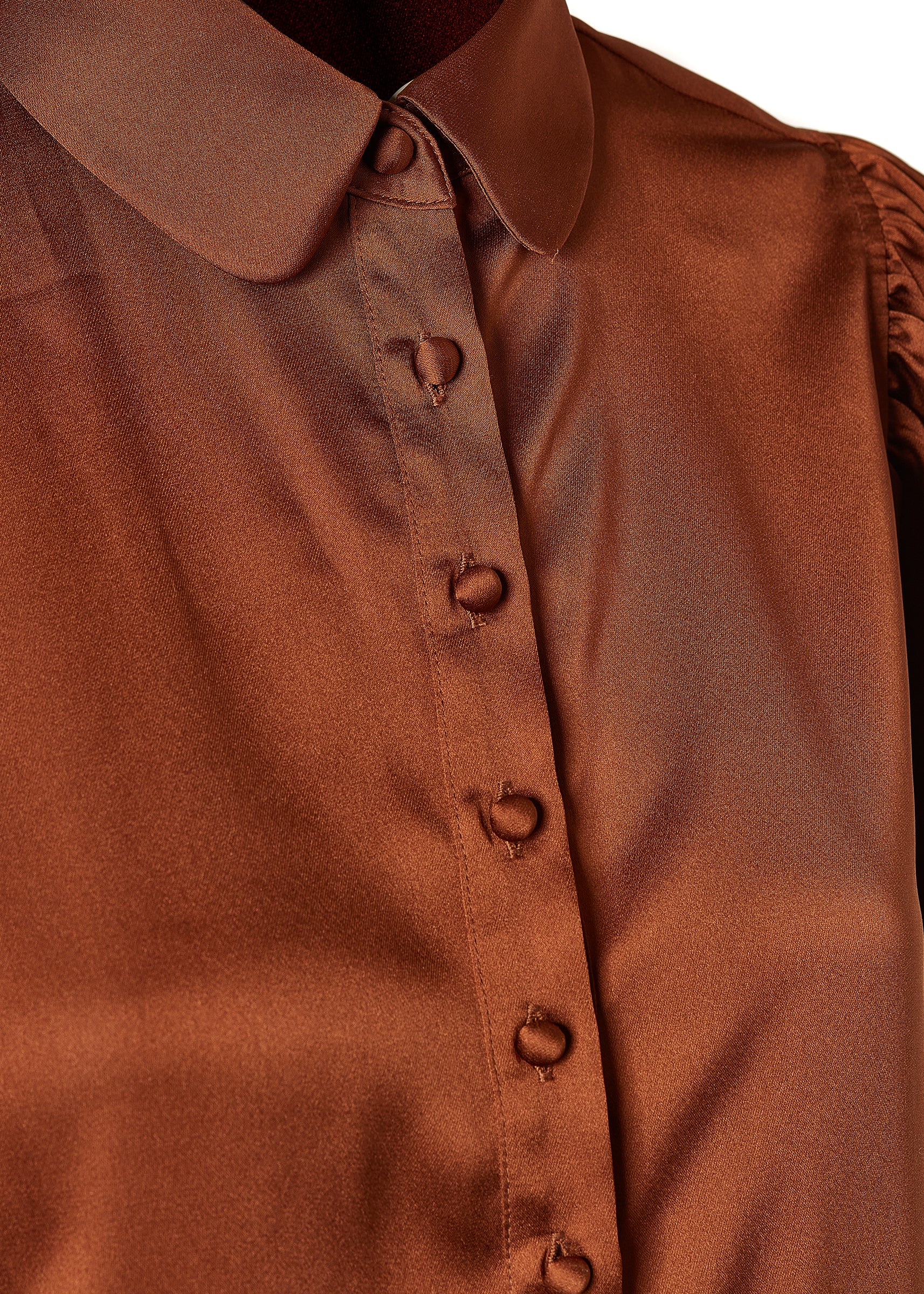 Isla Satin Shirt (Copper) - Image 7