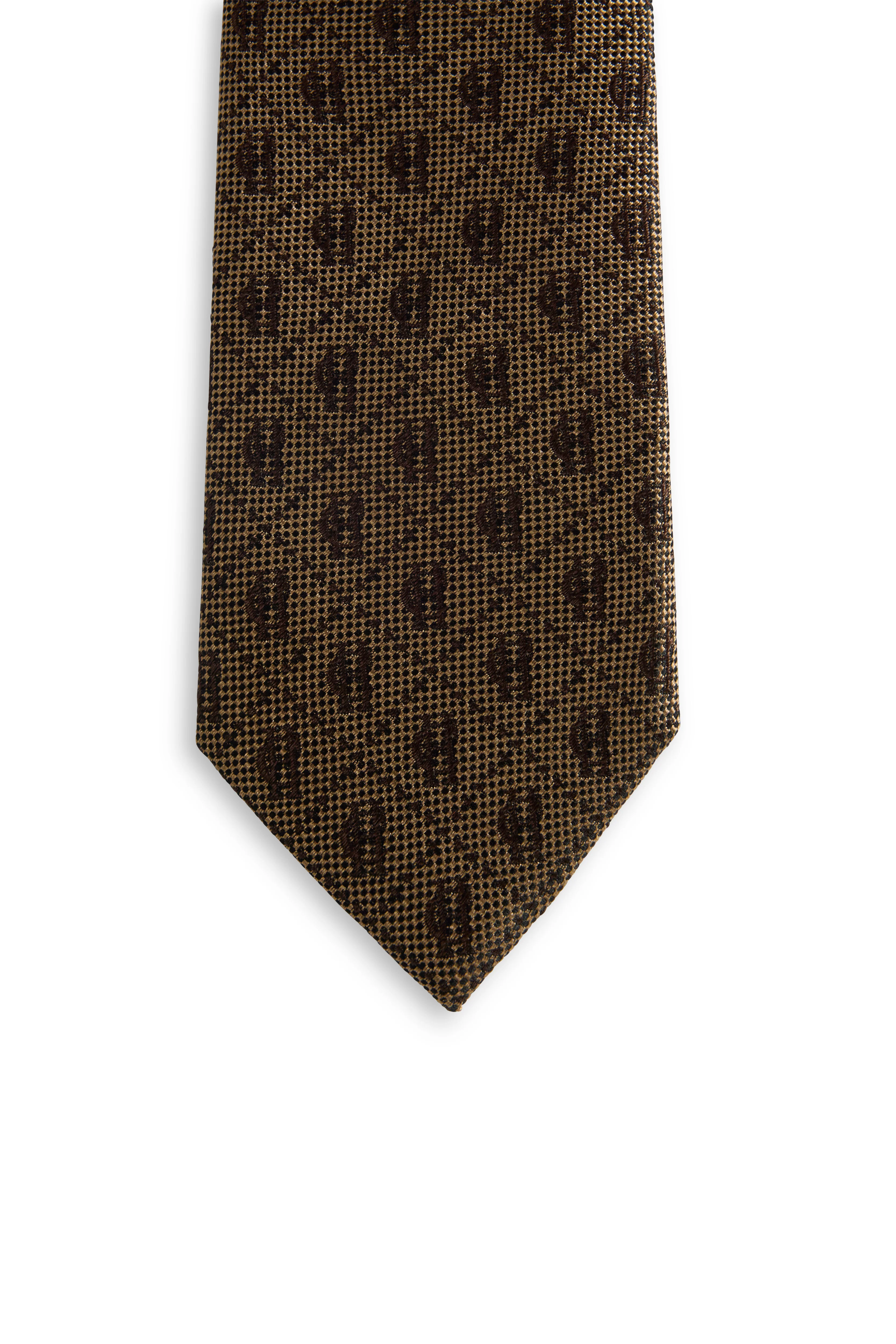 Jacquard Tie (Brown) - Image 5