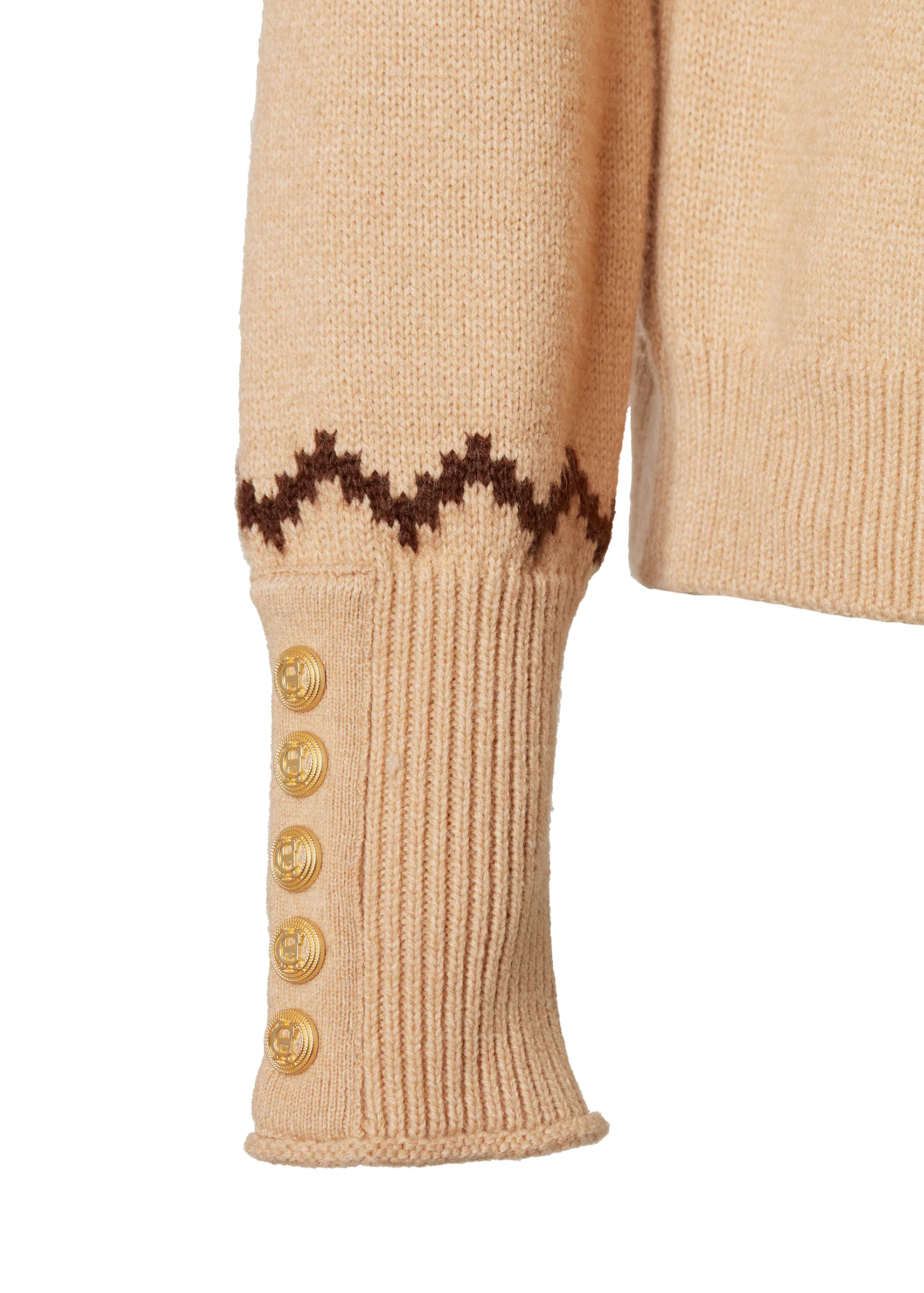 Jennifer Roll Neck Knit (Camel) - Image 8