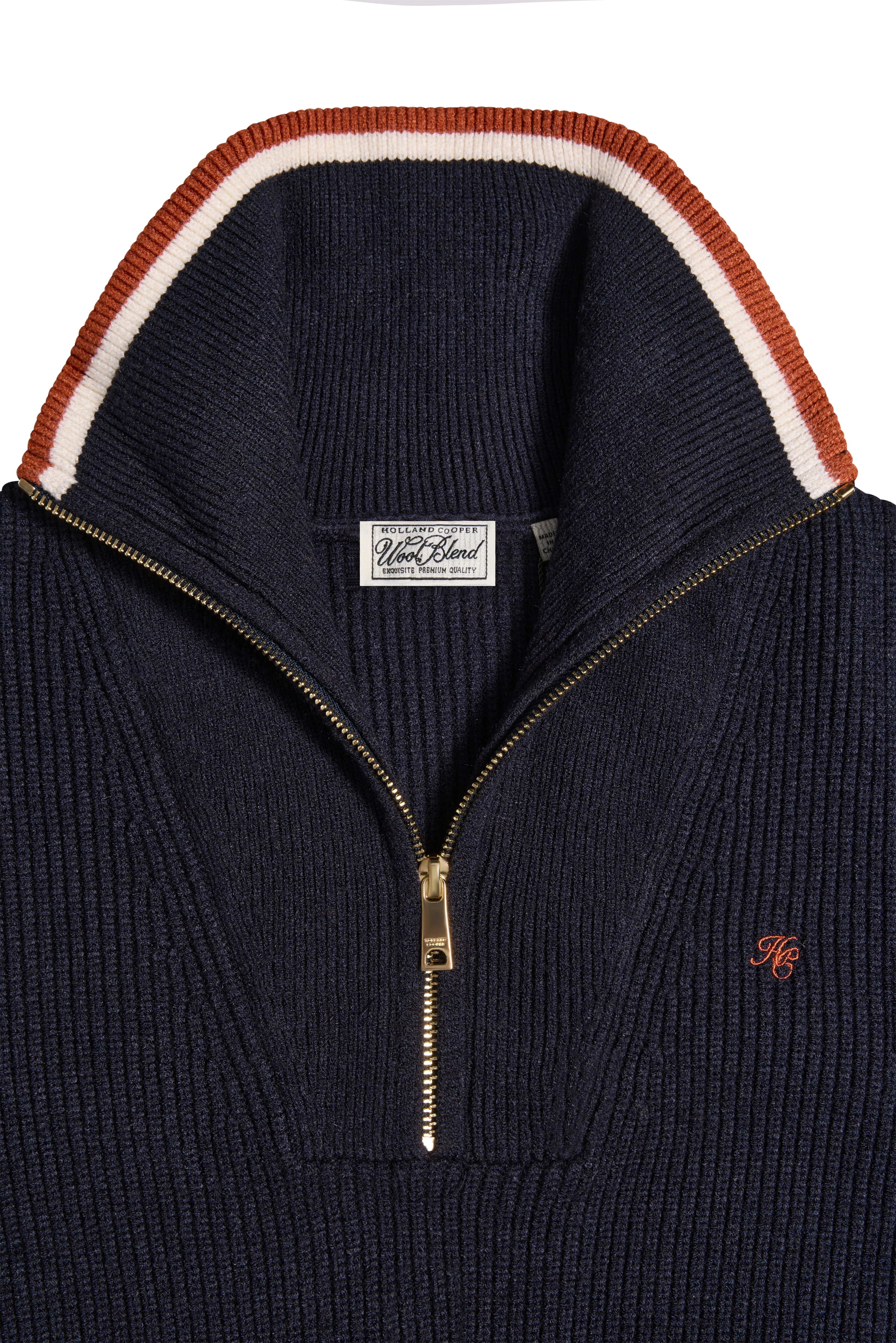 Jessica Quarter Zip Knit (Ink Navy) - Image 6