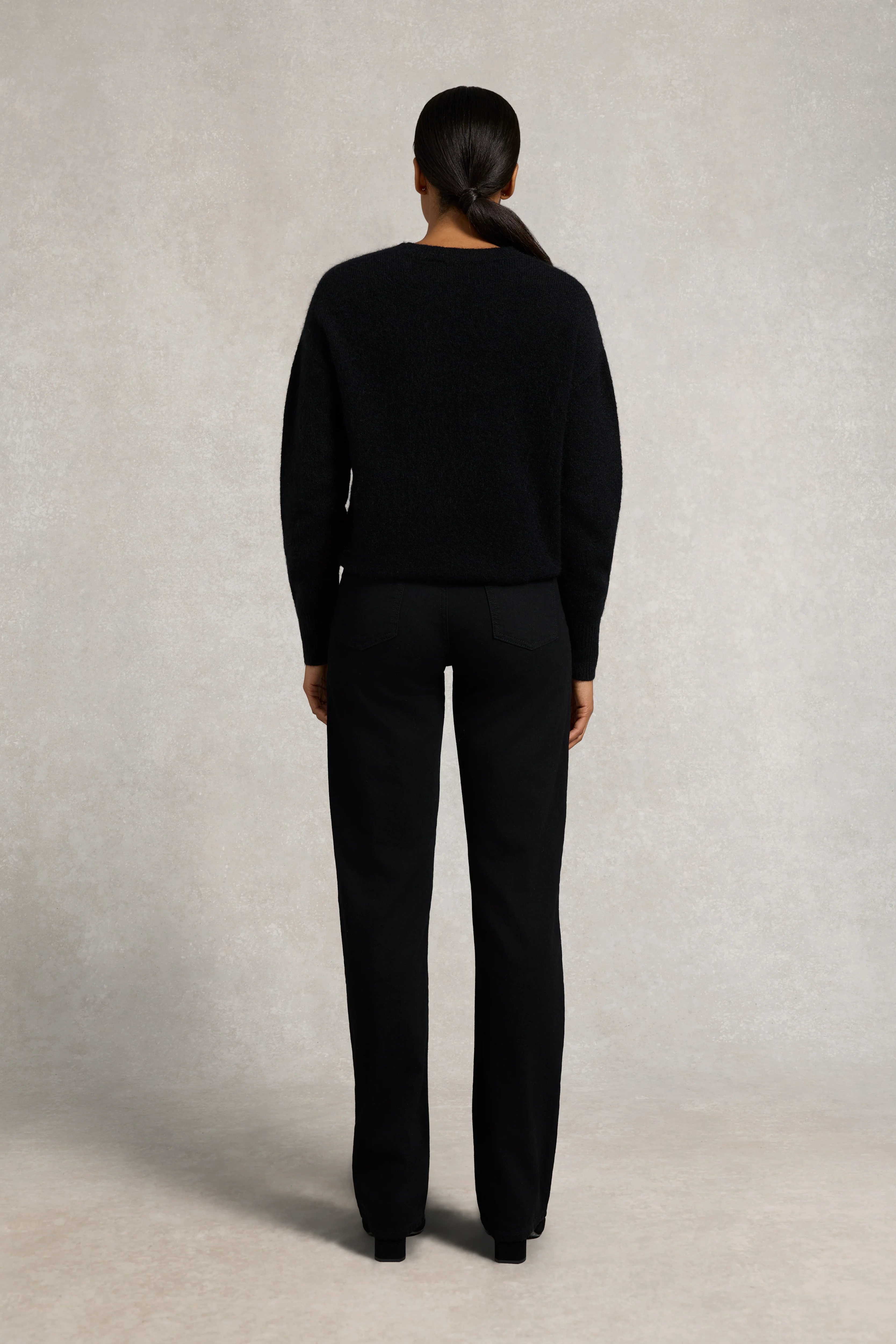 Jessica Straight Jean (Black) - Image 5