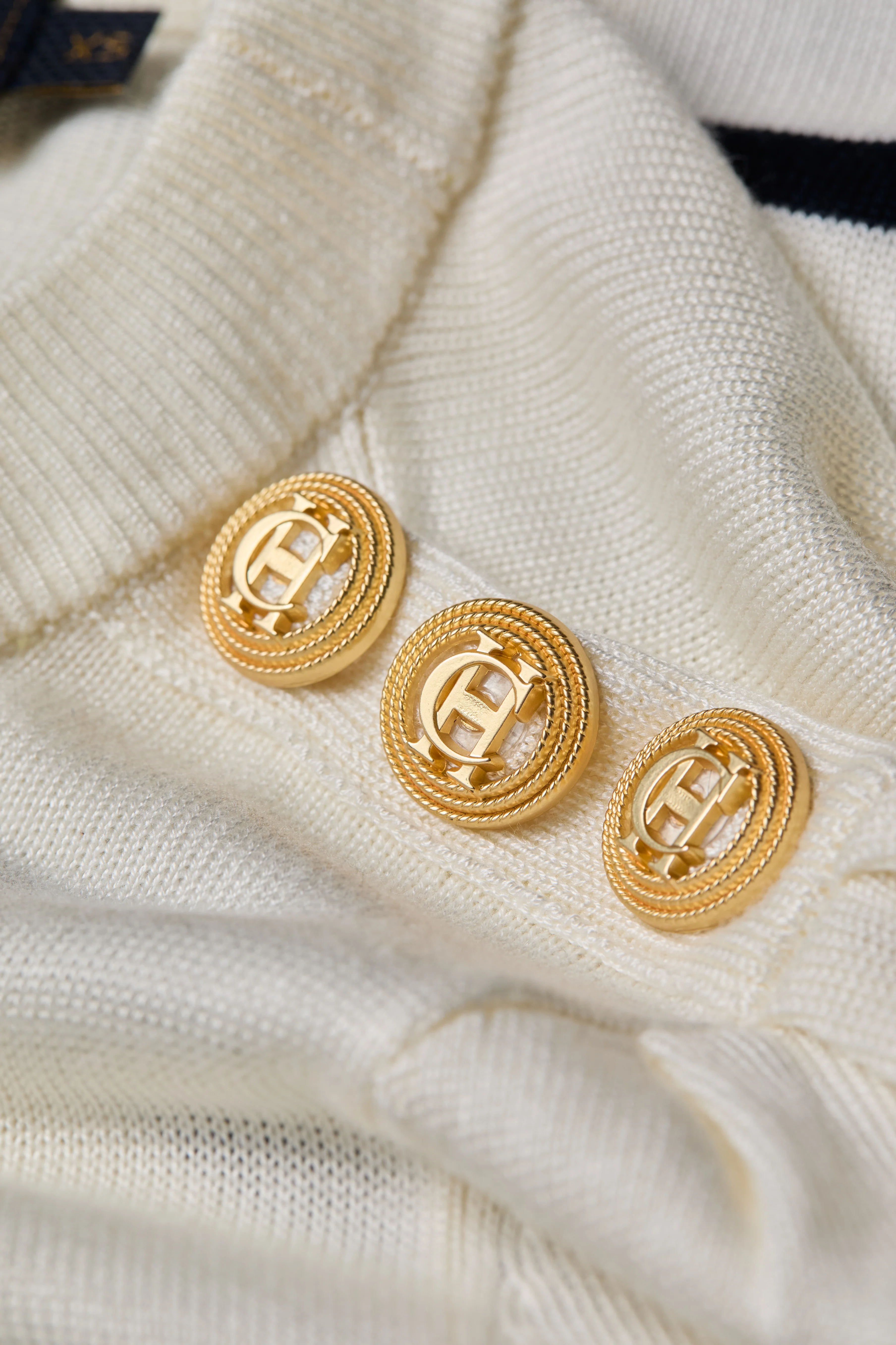 Kelsie Crew Neck Knit (Natural Stripe) - Image 7