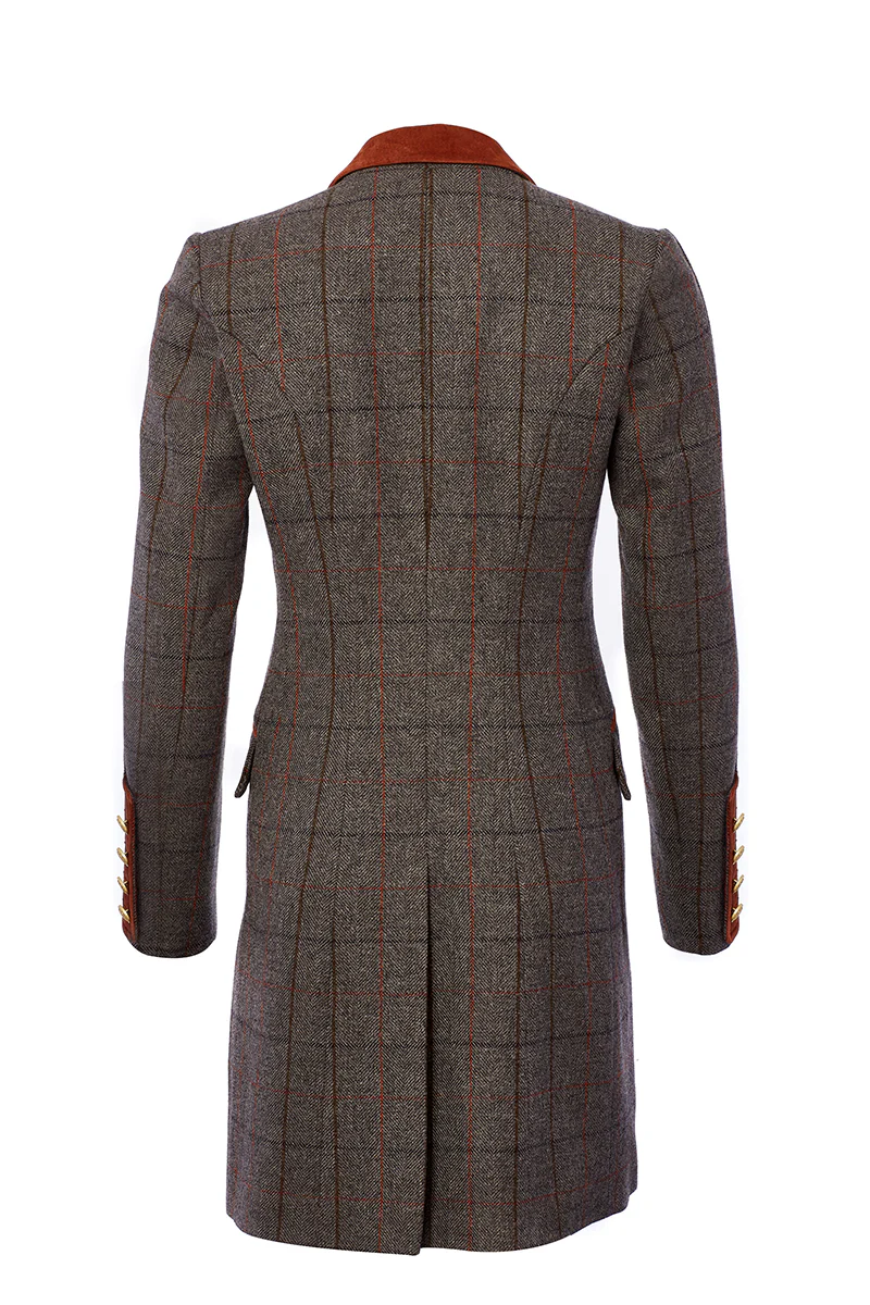 Kempton Coat (Mid Blue Check) - Image 9