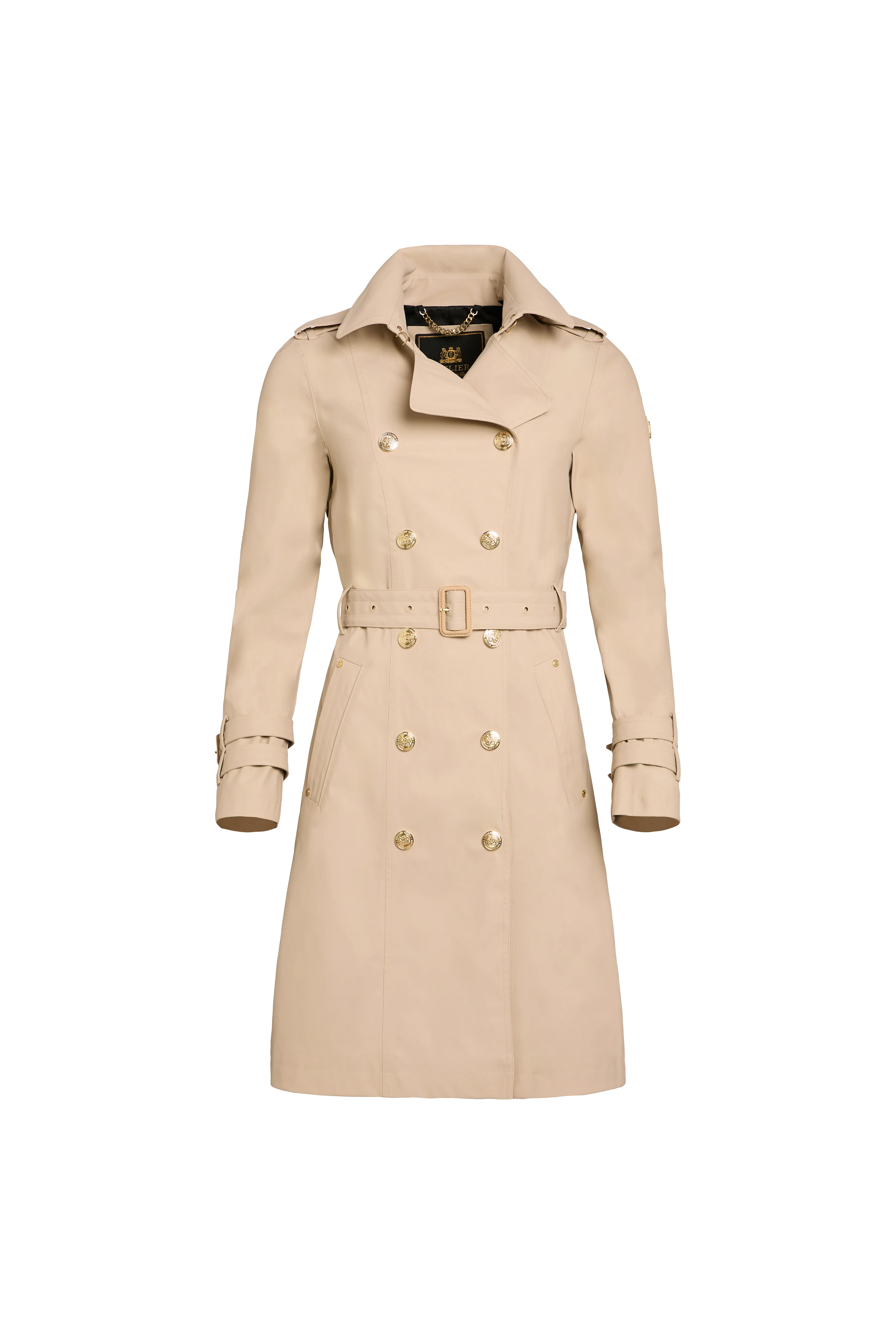 Kendal Waterproof Trench Coat (Stone) - Image 4
