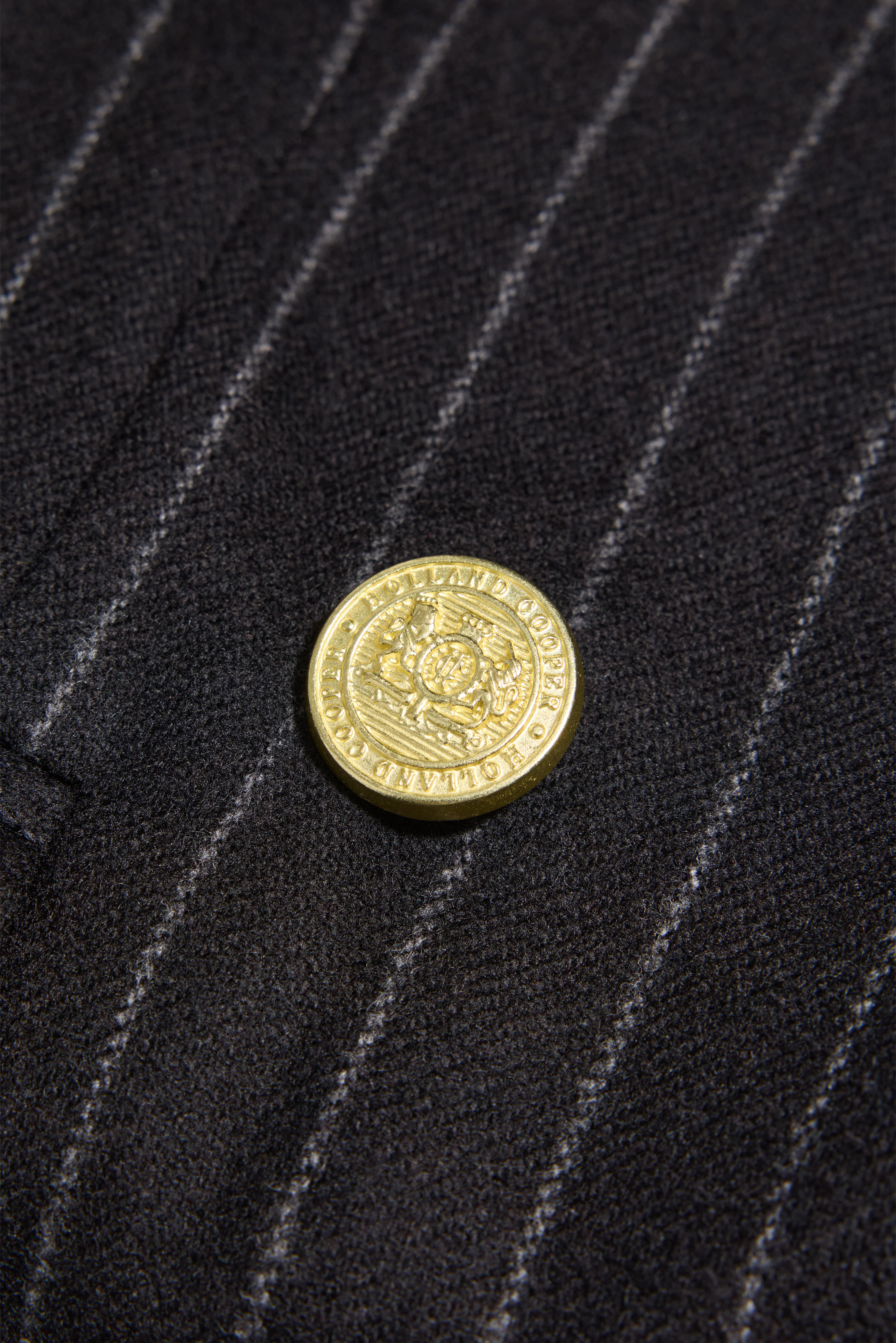 Kensington Double Breasted Blazer (Black Chalk Pinstripe) - Image 8