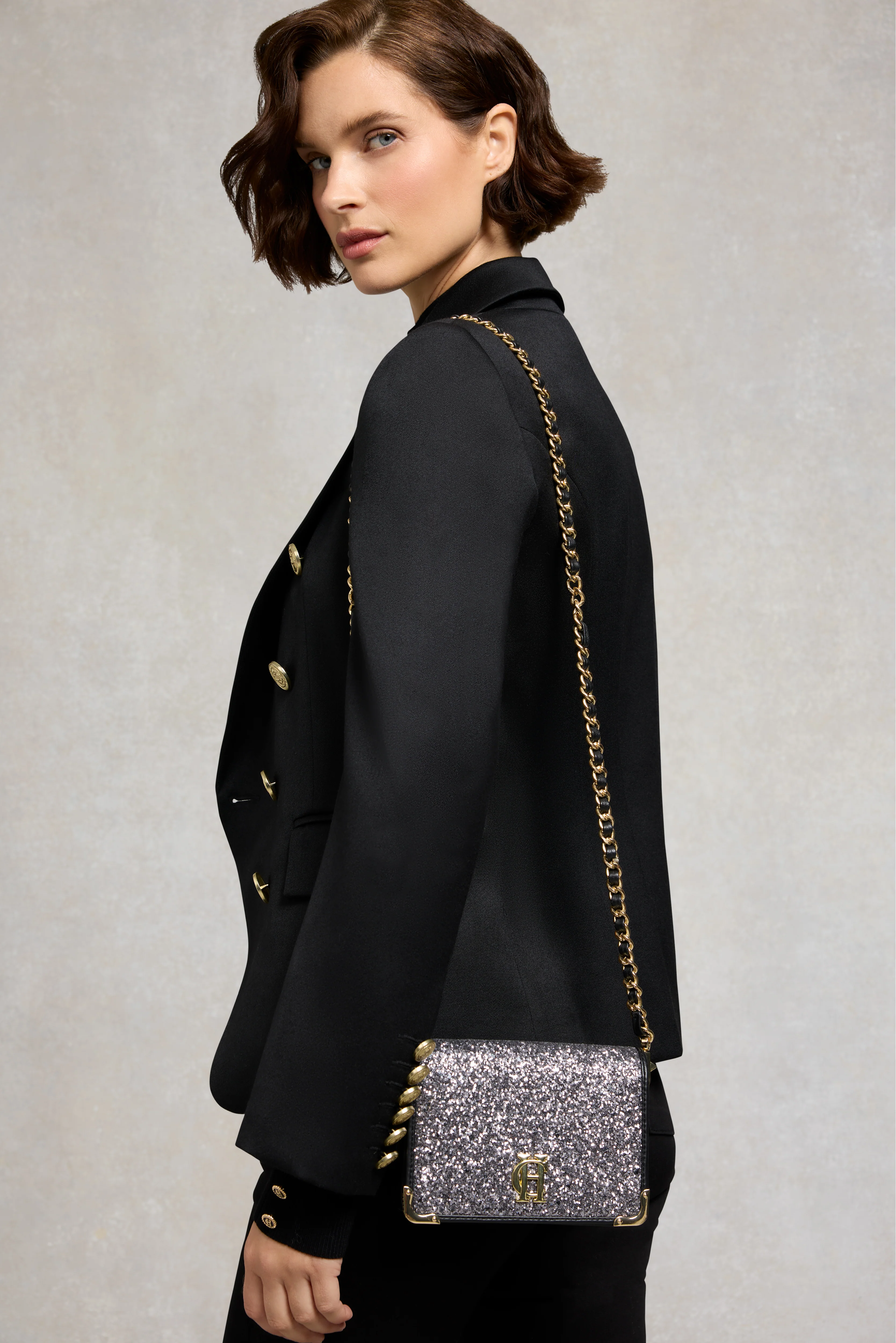 Kensington Crossbody Bag (Silver Crystal) - Image 2