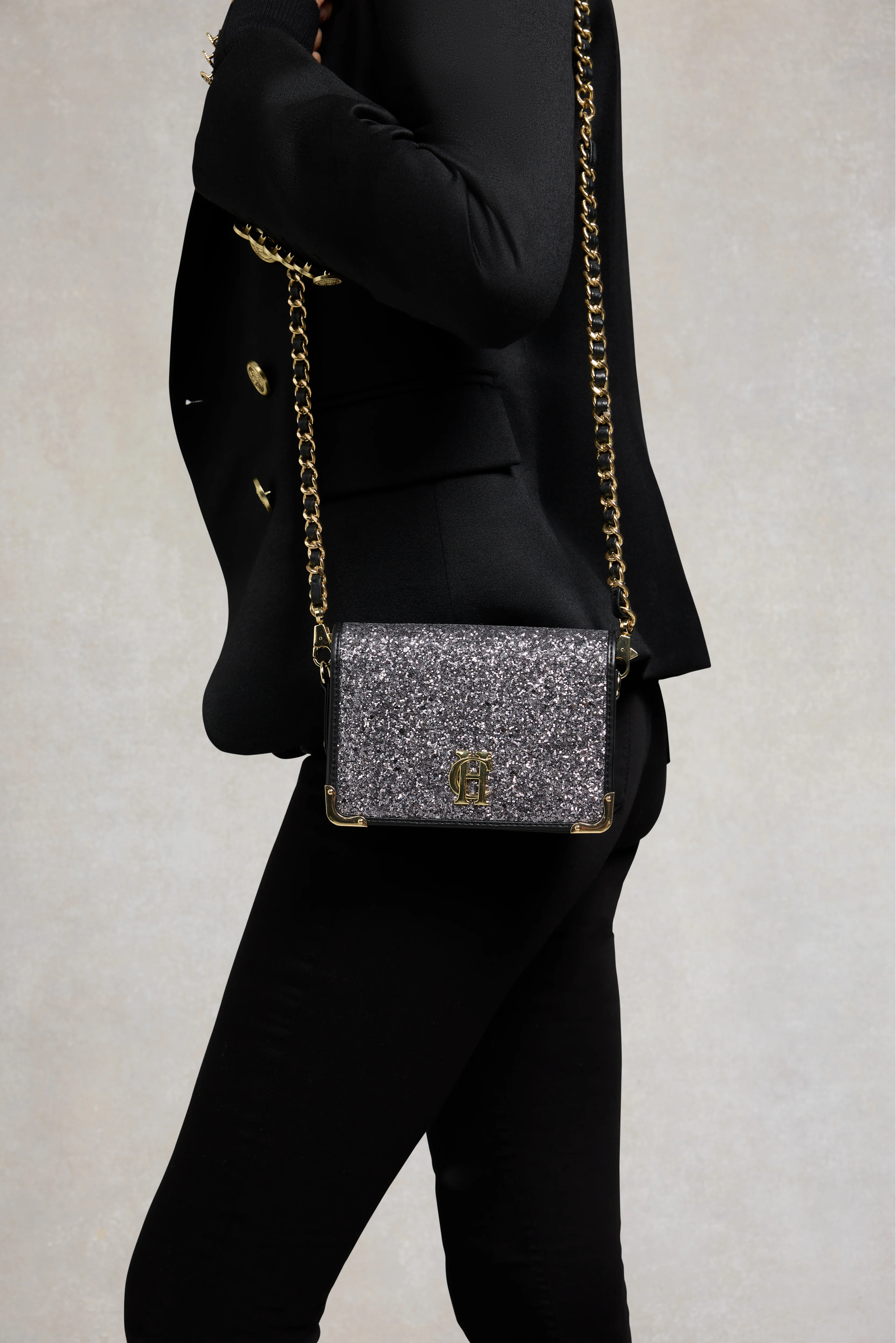 Kensington Crossbody Bag (Silver Crystal) - Image 4