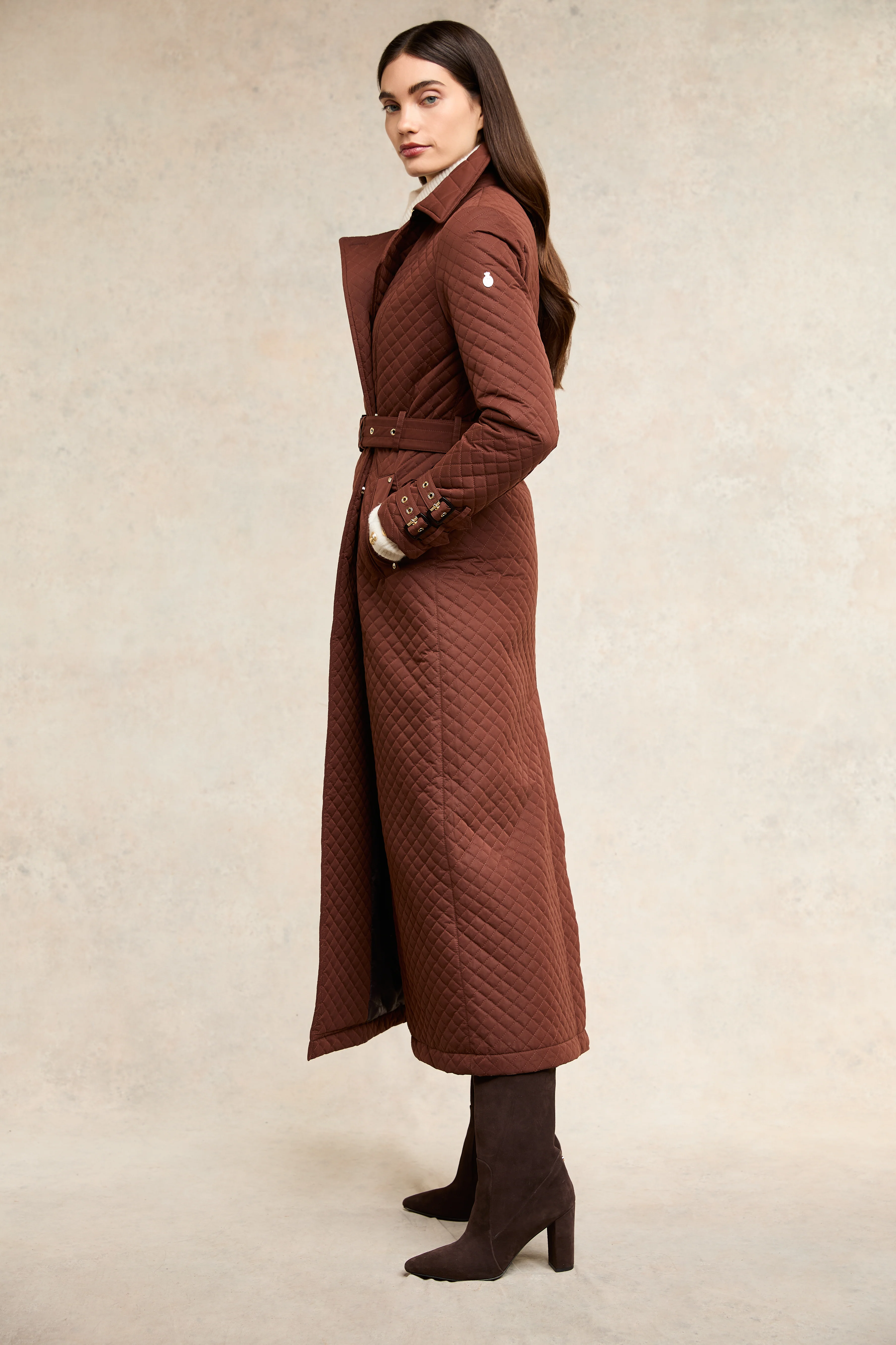 Kensington Knee Boot (Chocolate Suede) - Image 3