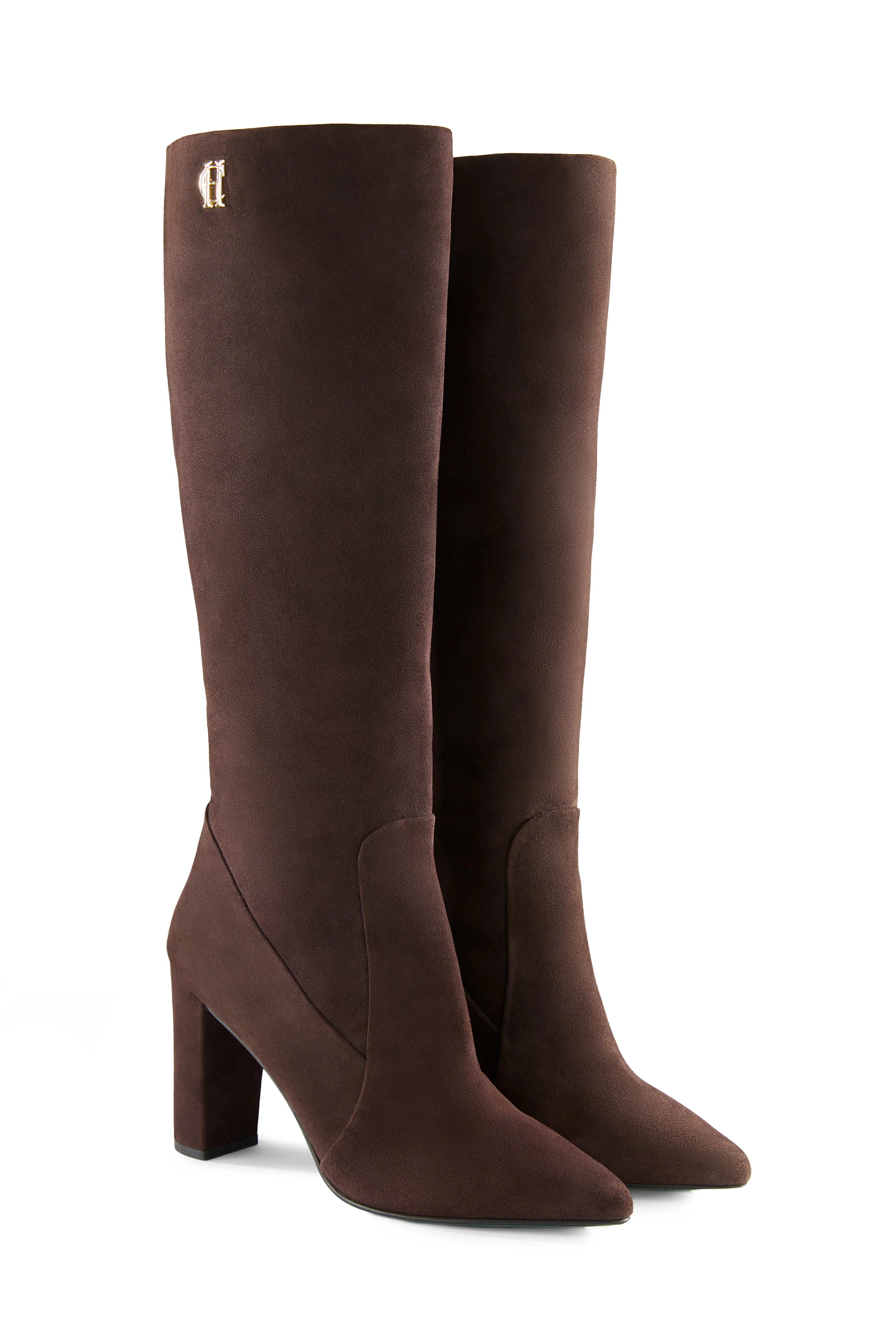 Kensington Knee Boot (Chocolate Suede) - Image 6