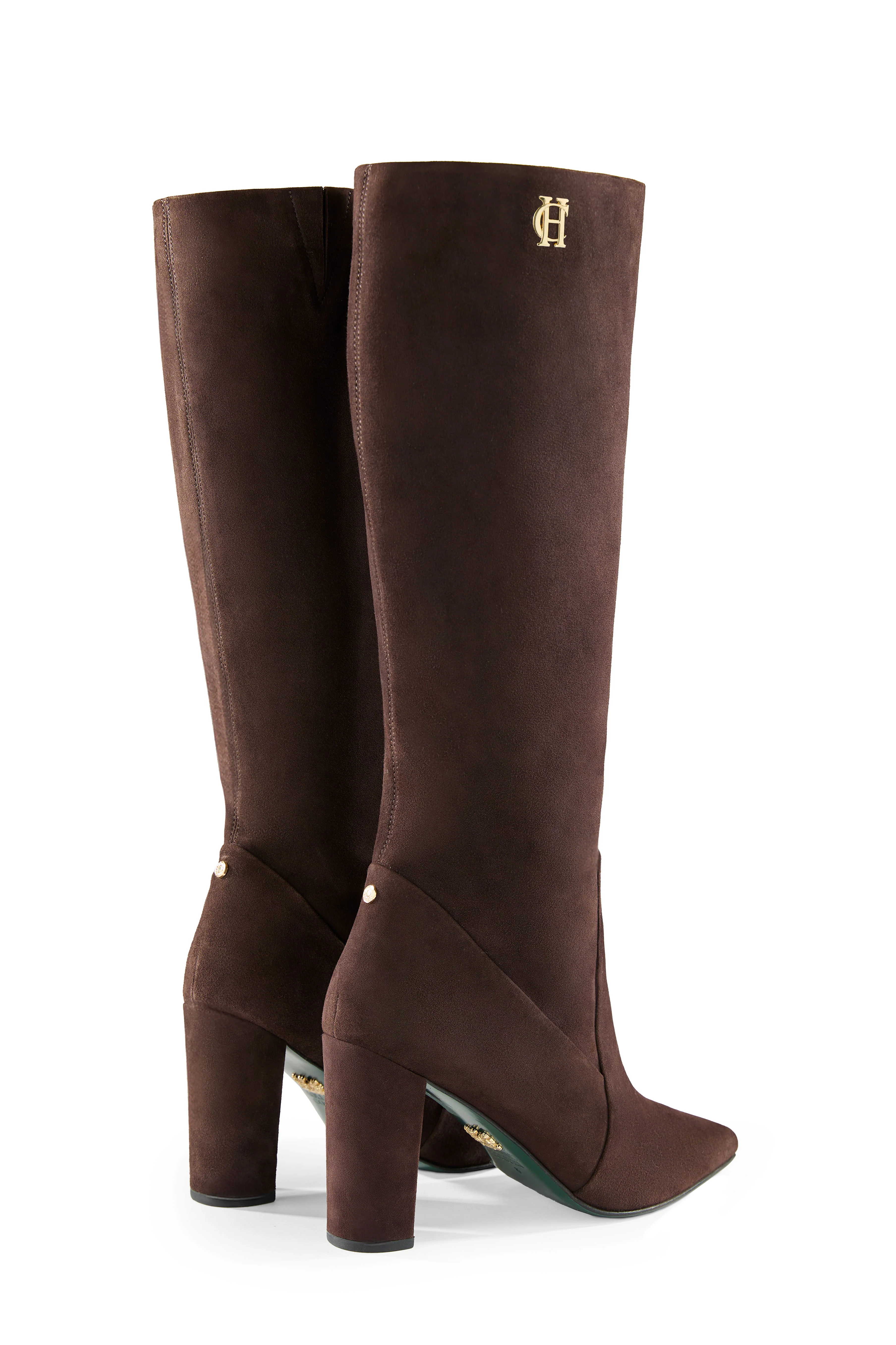 Kensington Knee Boot (Chocolate Suede) - Image 8