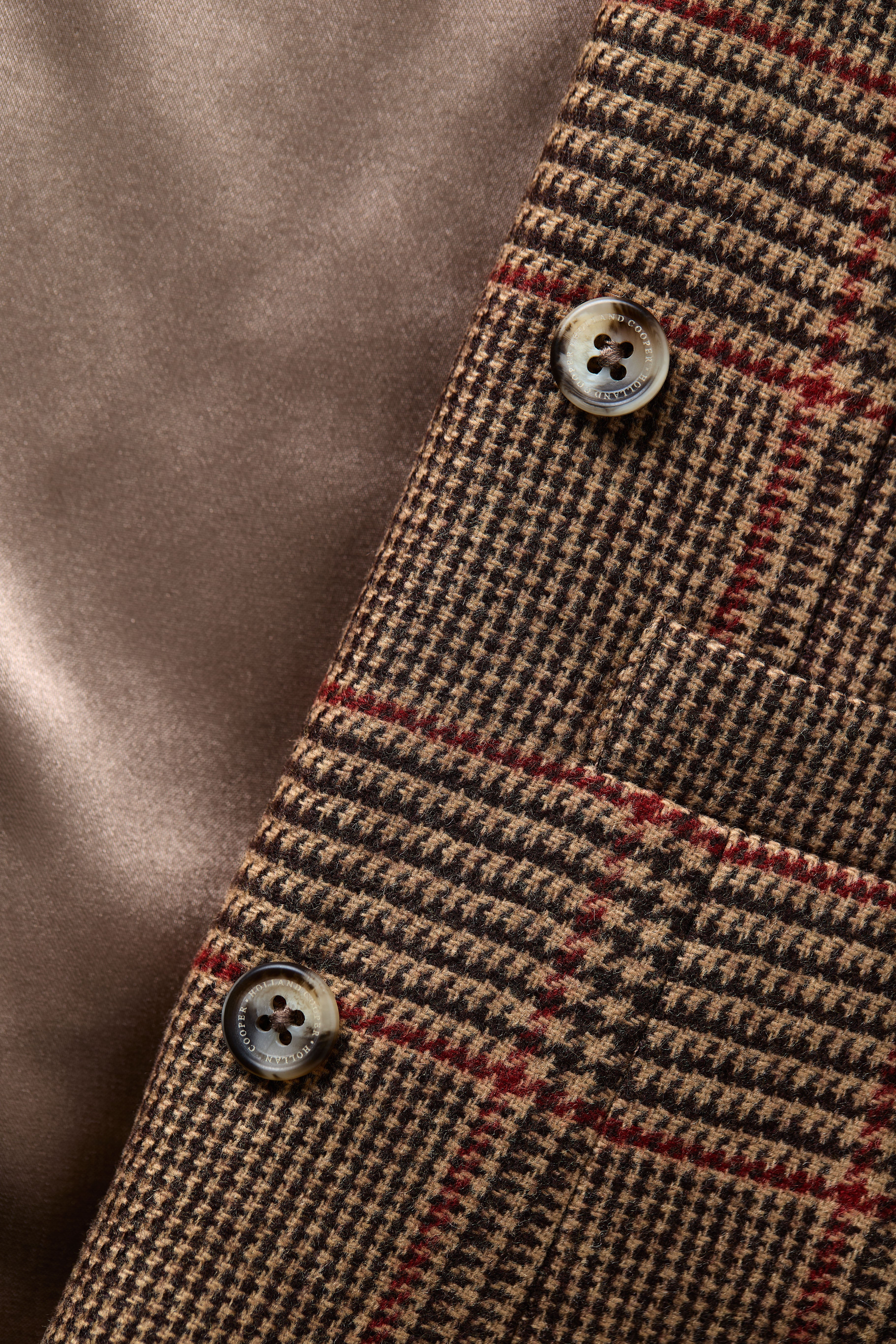 Kensington Waistcoat (Clarence Check Merlot) - Image 9