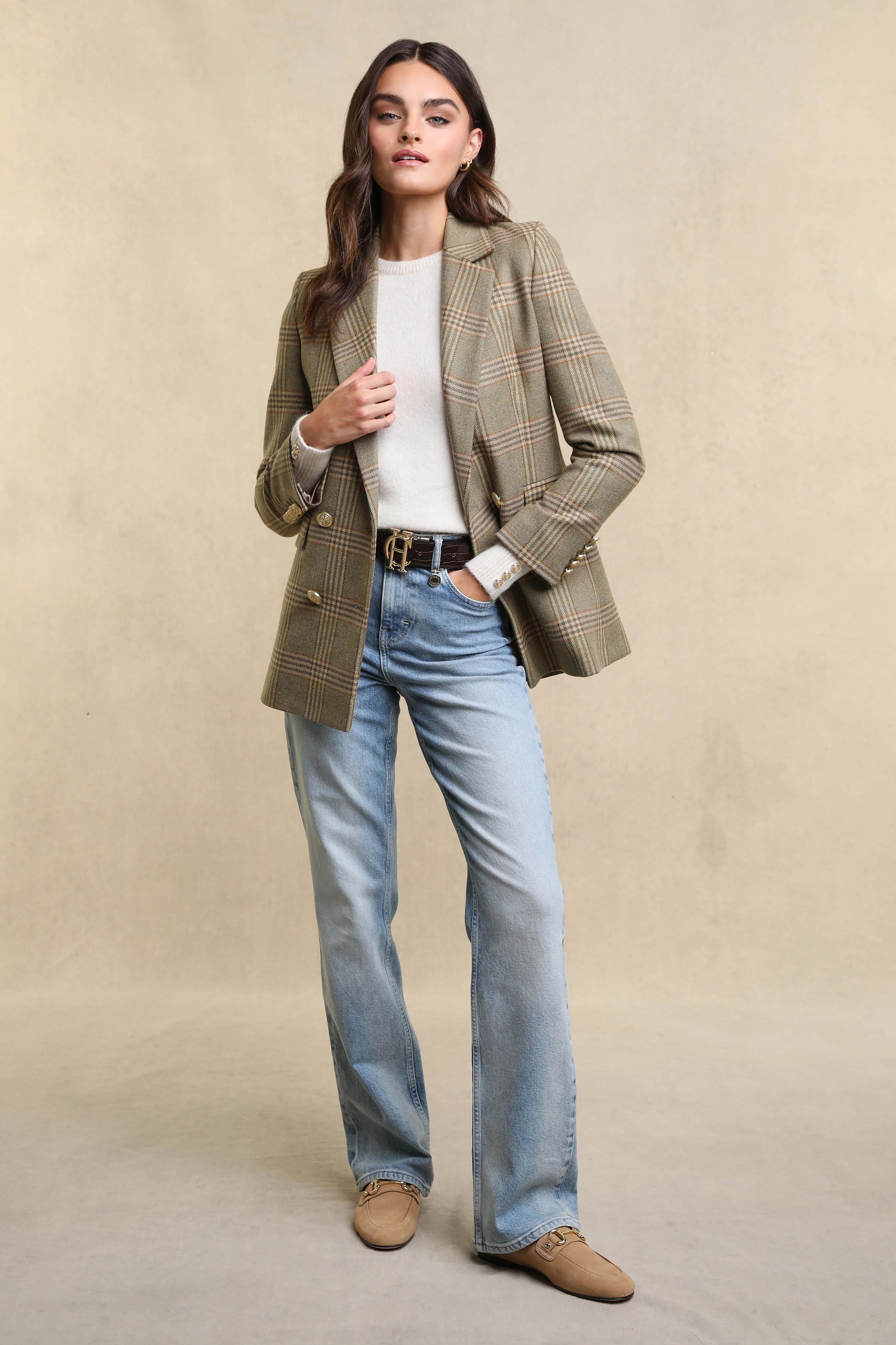 Kingston Horse Bit Loafer (Tan Suede) - Image 3