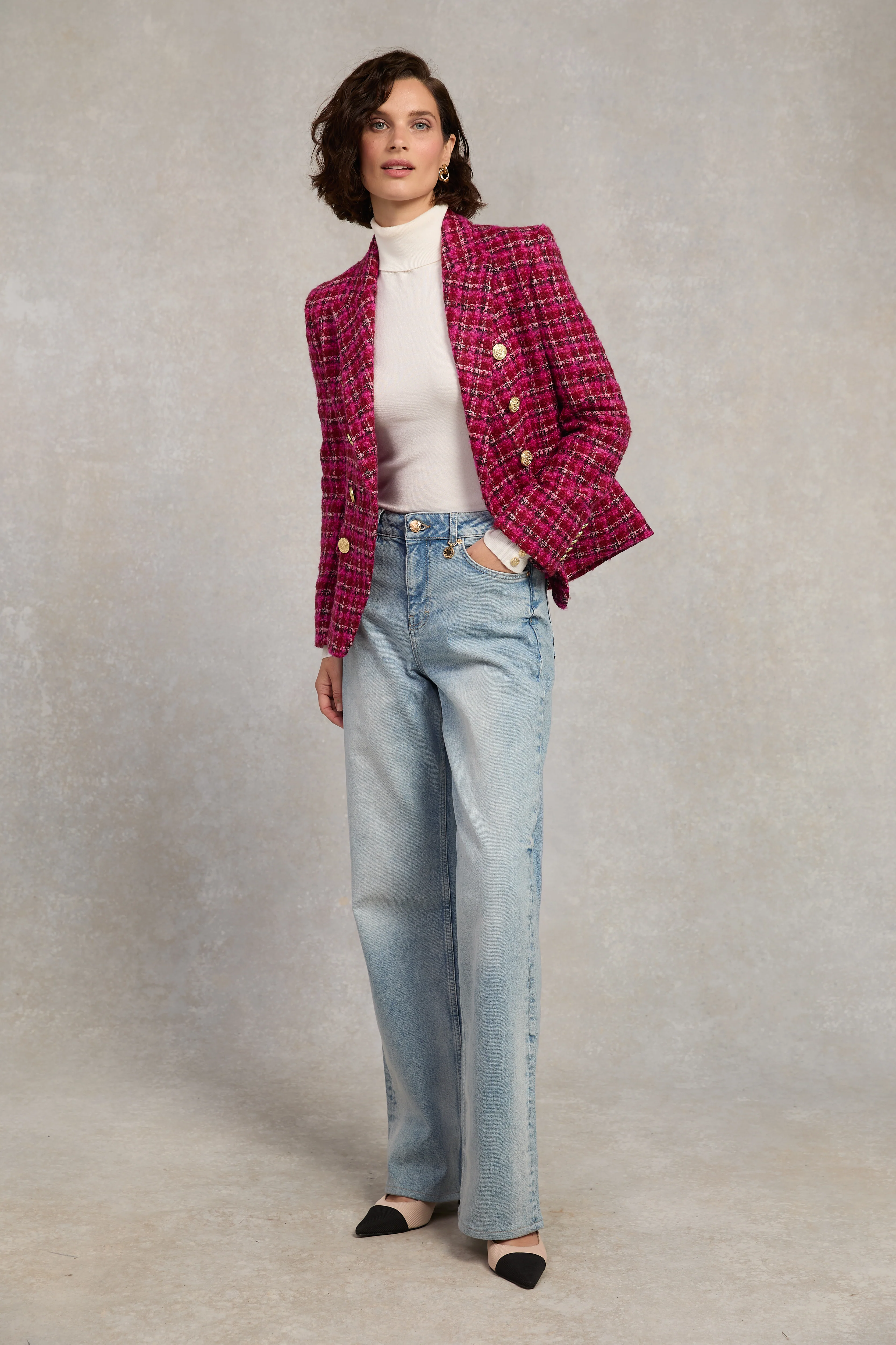Knightsbridge Blazer (Cerise Boucle) - Image 9