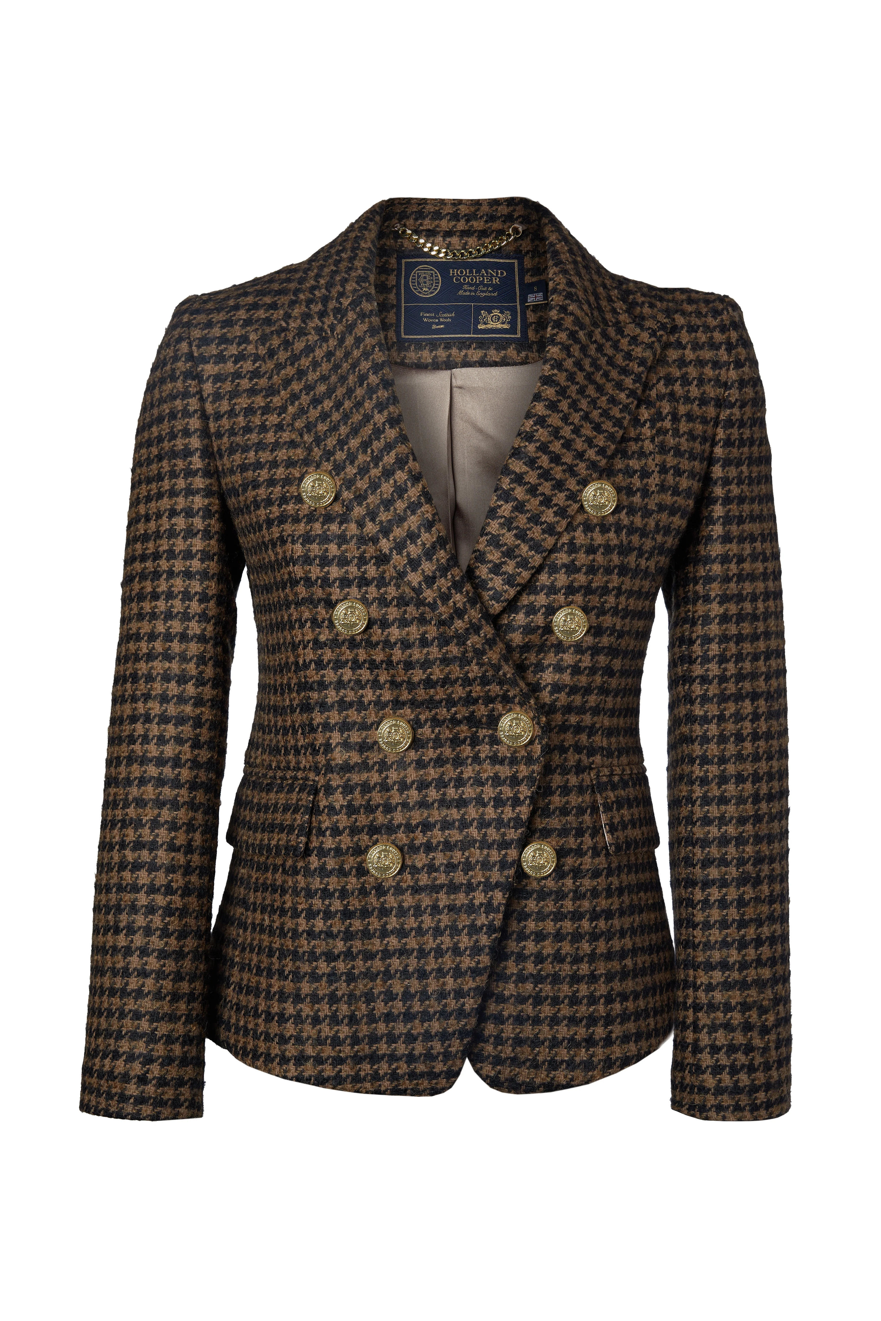 Knightsbridge Blazer (Chocolate Houndstooth) - Image 4