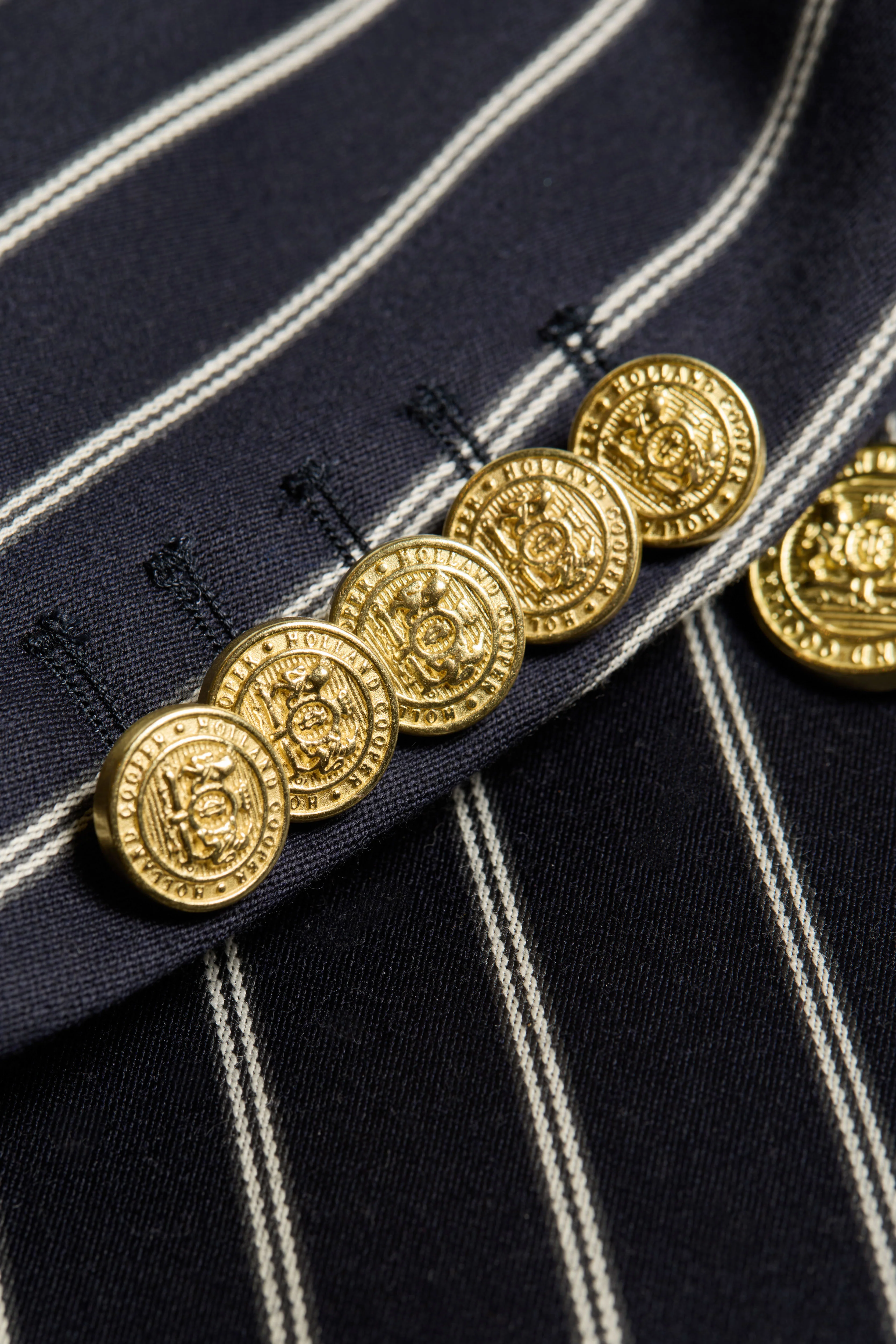 Knightsbridge Blazer (Ink Navy Wide Stripe) - Image 11