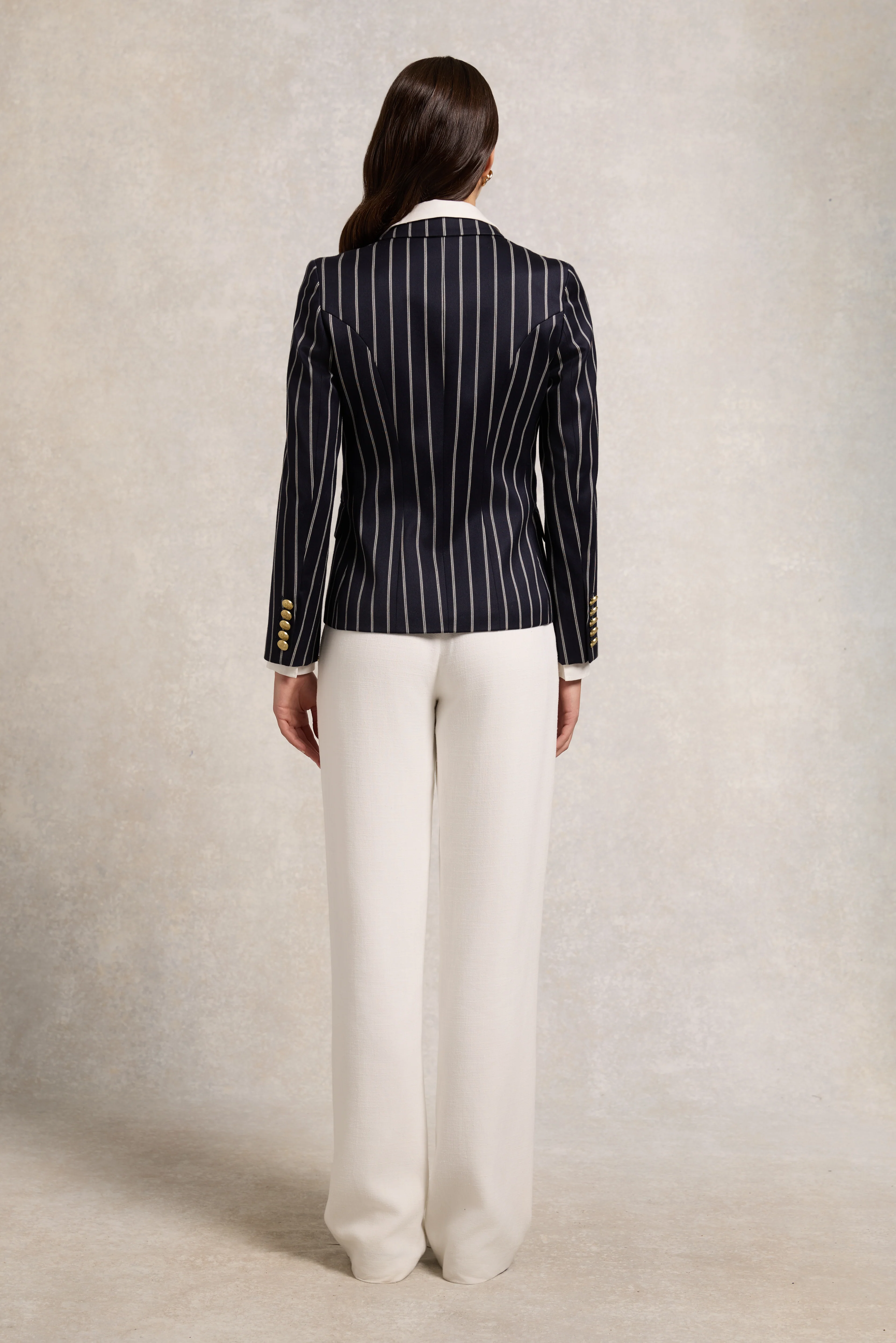 Knightsbridge Blazer (Ink Navy Wide Stripe) - Image 9