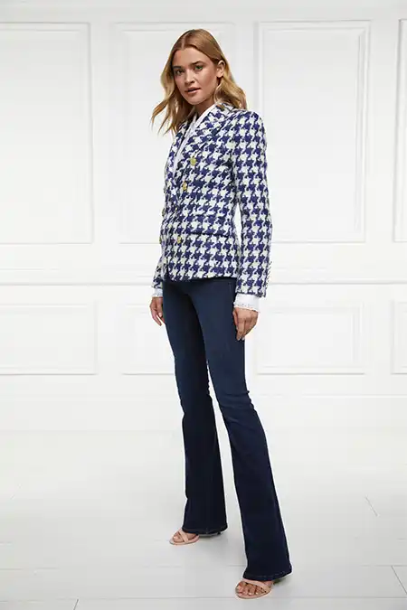 Knightsbridge Blazer (Large Scale Navy Houndstooth) - Image 5