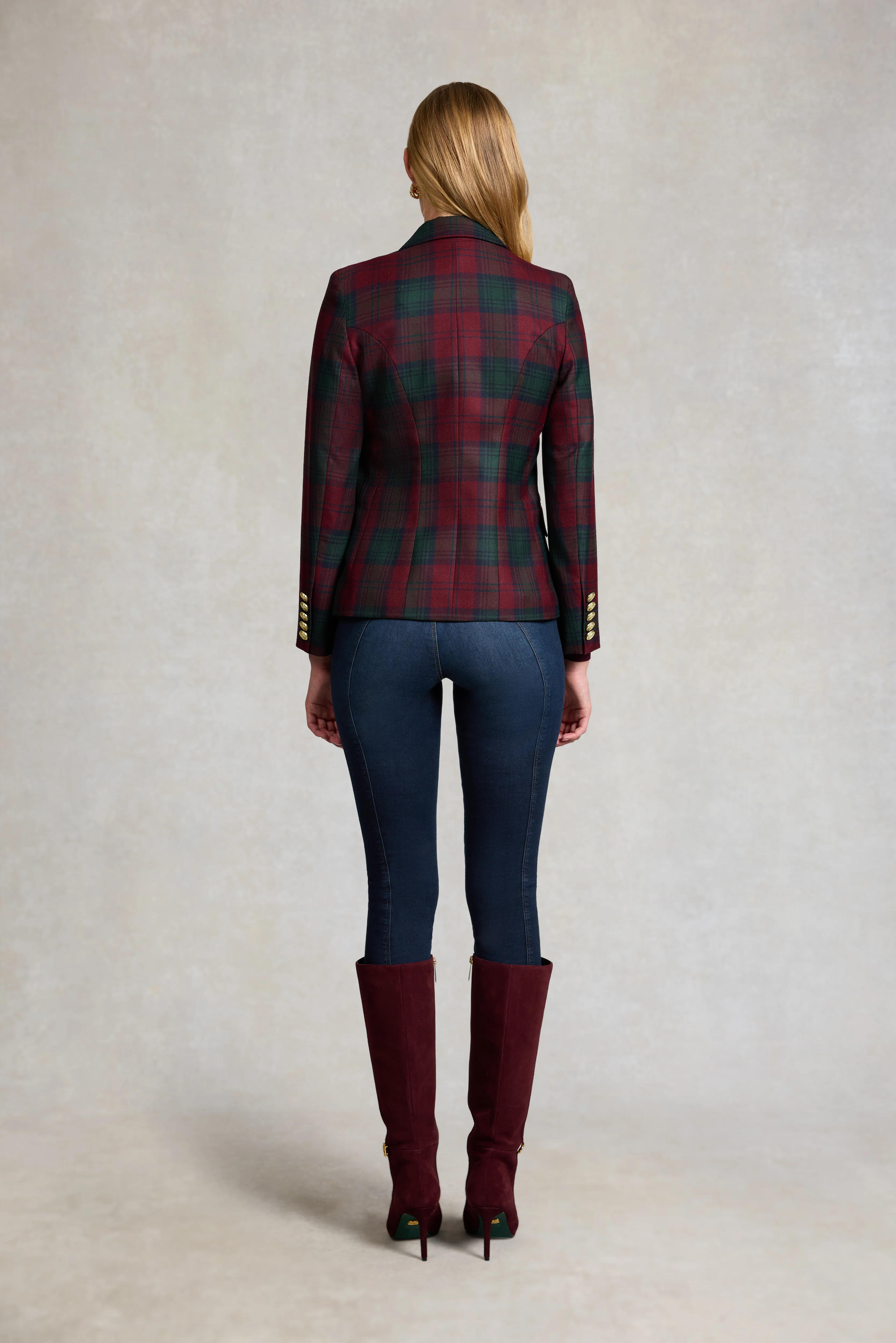 Knightsbridge Blazer (Mulberry Tartan) - Image 6