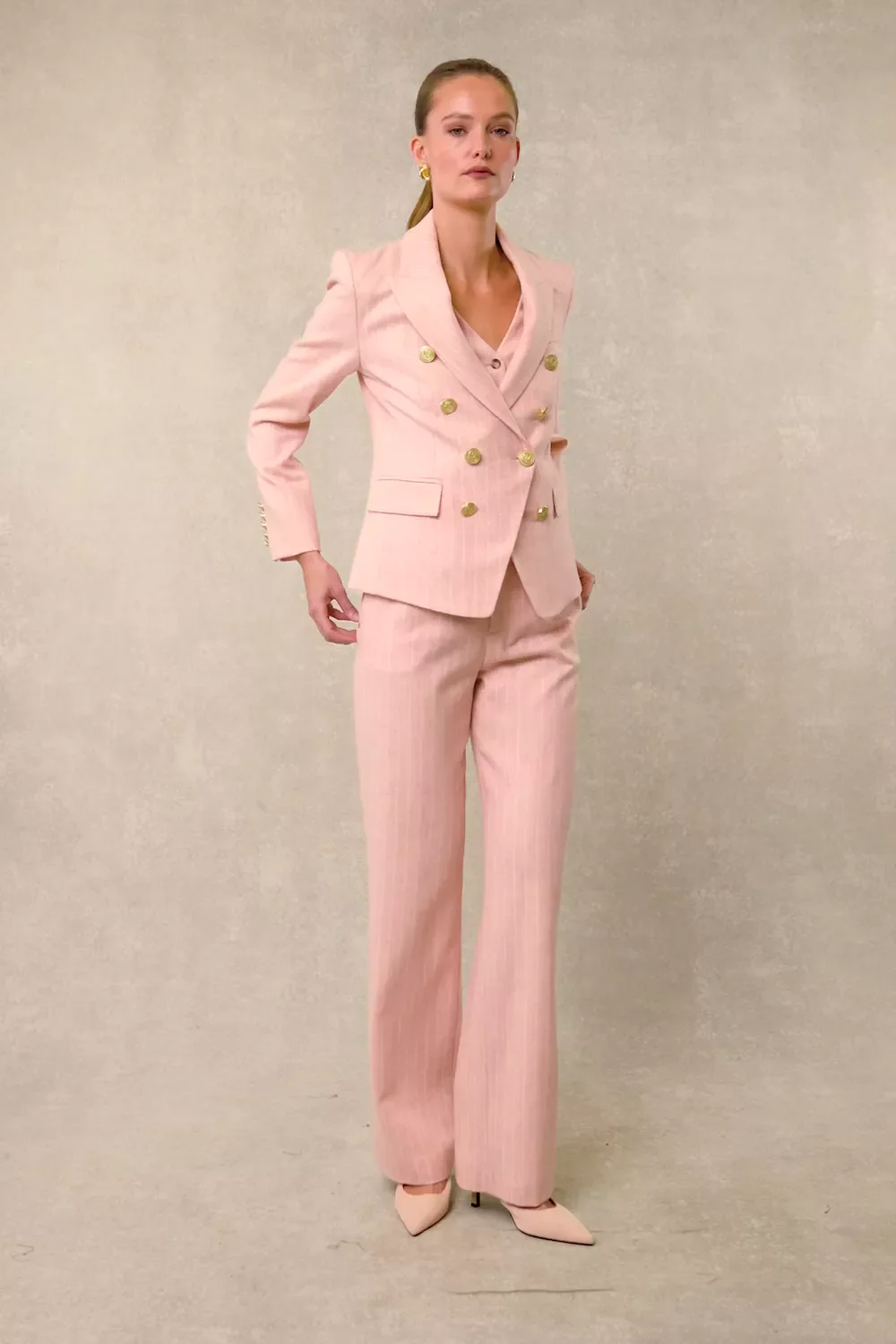 Knightsbridge Blazer (Pink Chalk Pinstripe) - Image 5