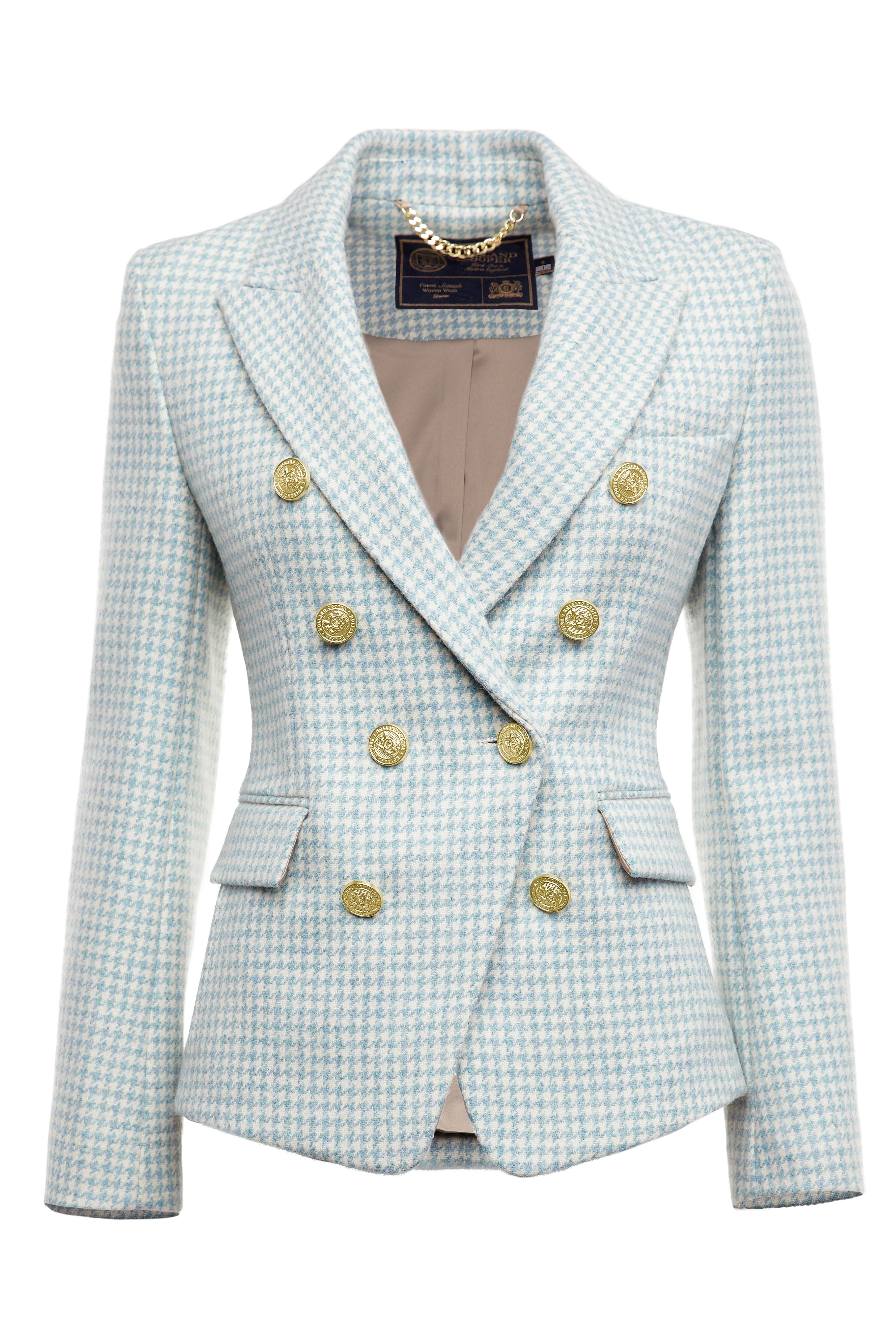 Knightsbridge Blazer (Teal Houndstooth) - Image 4
