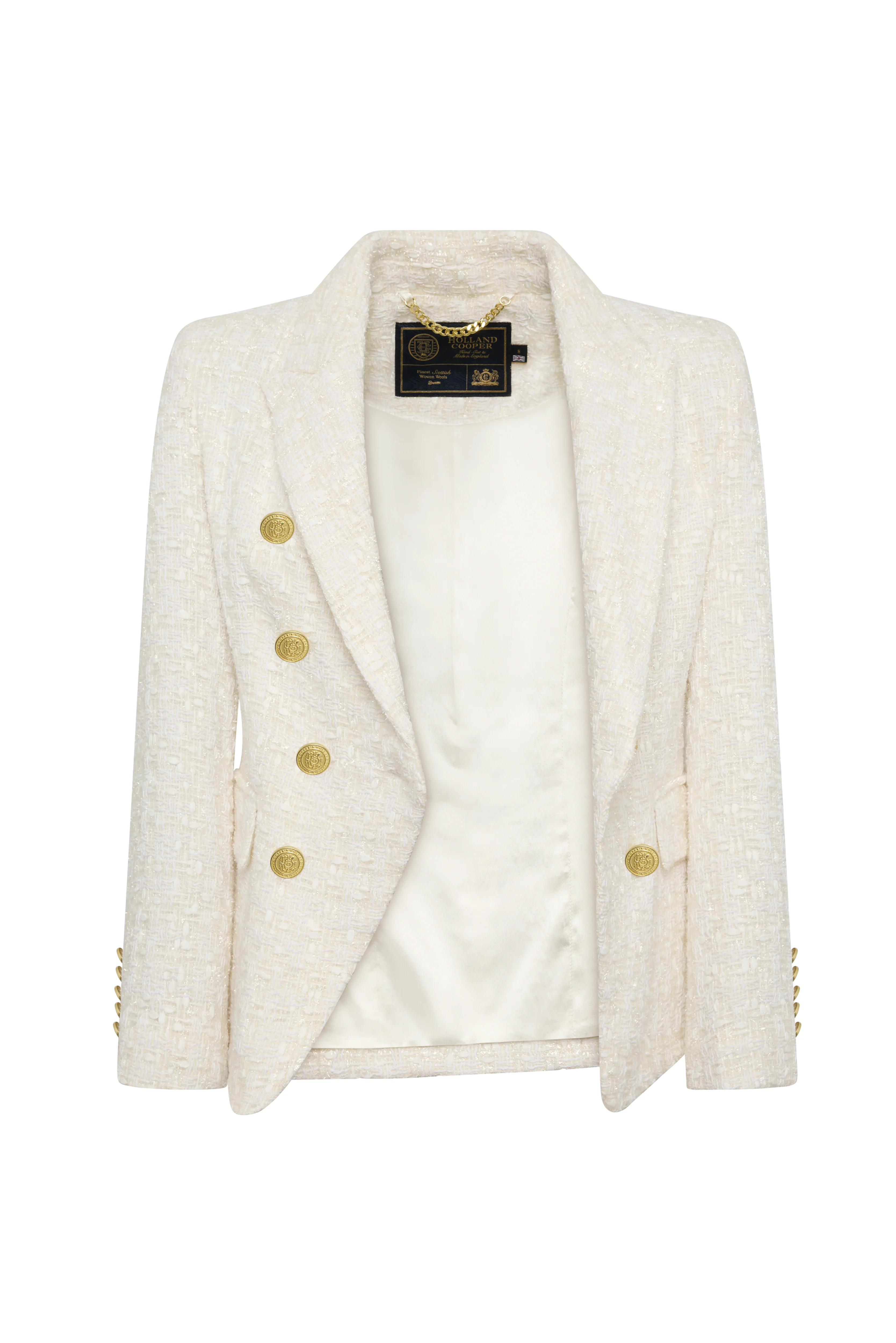 Knightsbridge Blazer (White Sparkle Boucle) - Image 6