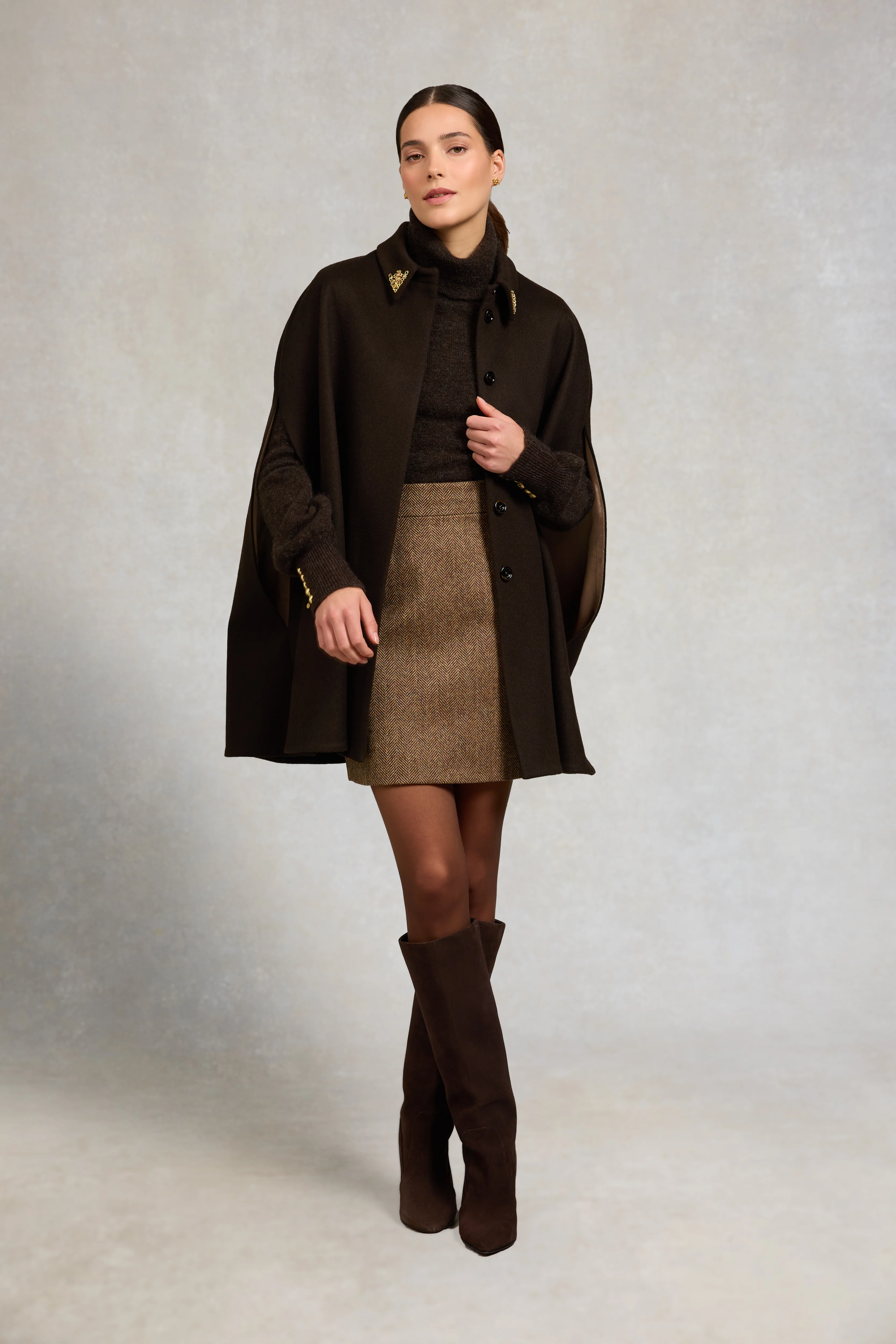 Knightsbridge Cape (Chocolate) - Image 8