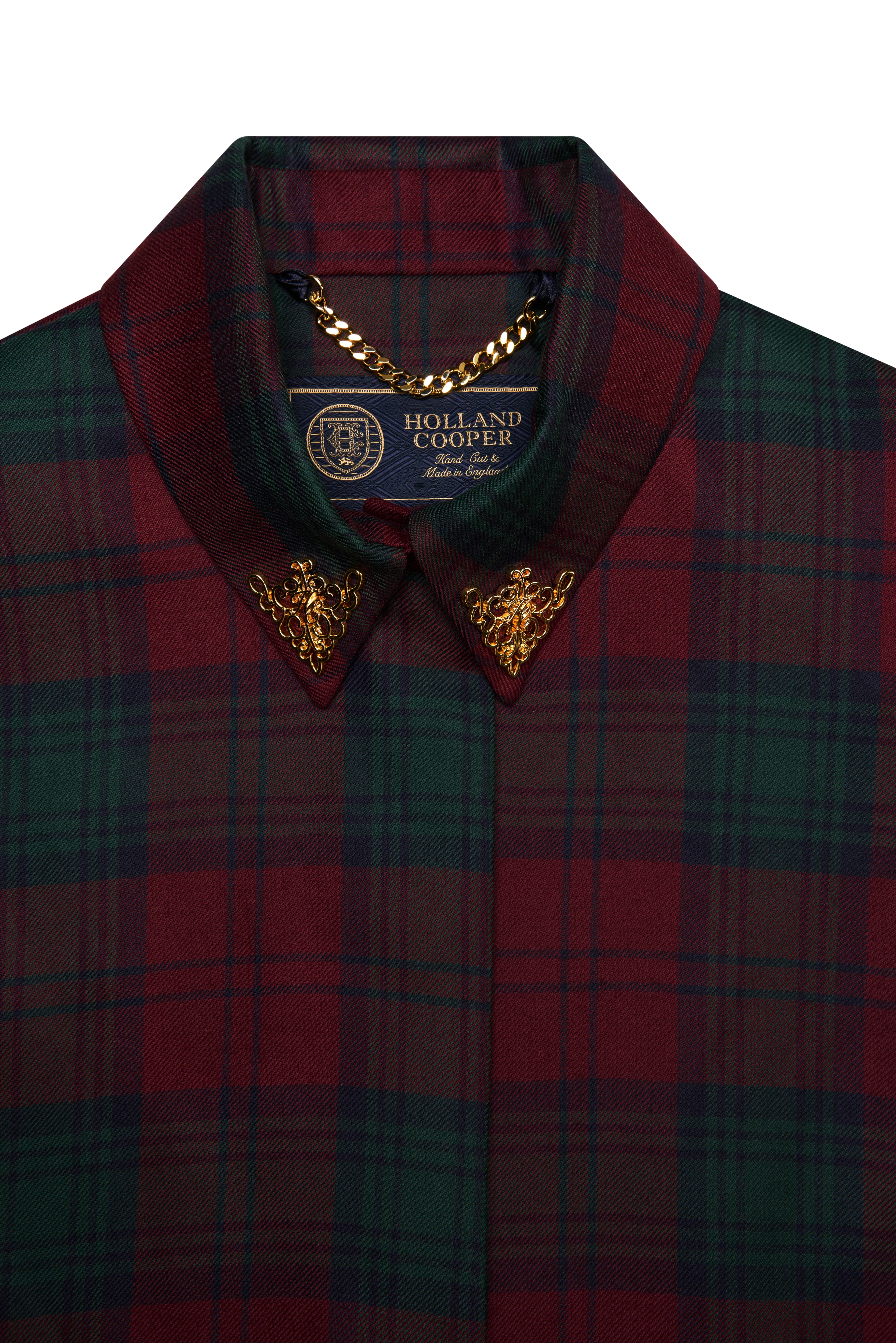 Knightsbridge Cape (Mulberry Tartan) - Image 6