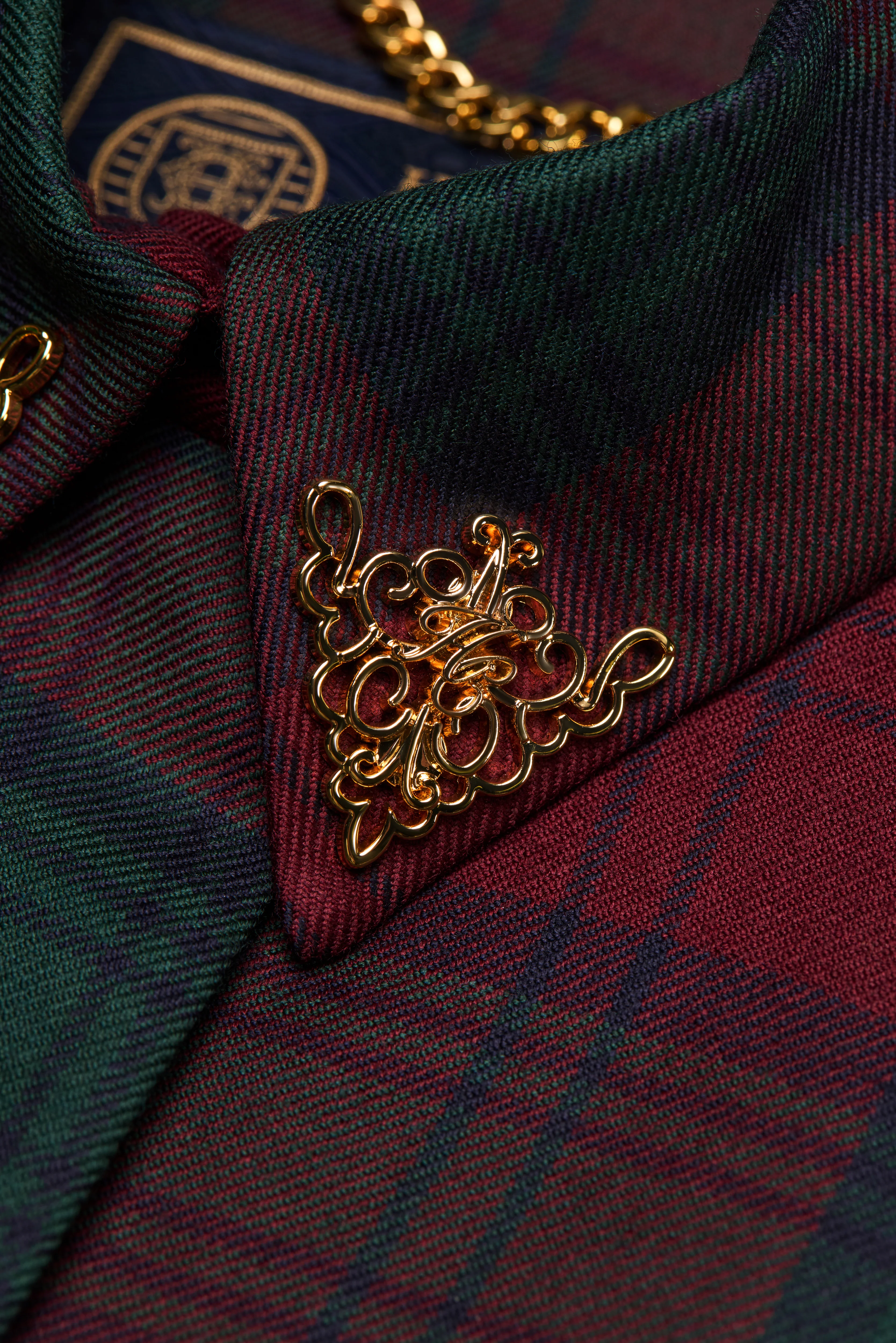 Knightsbridge Cape (Mulberry Tartan) - Image 7