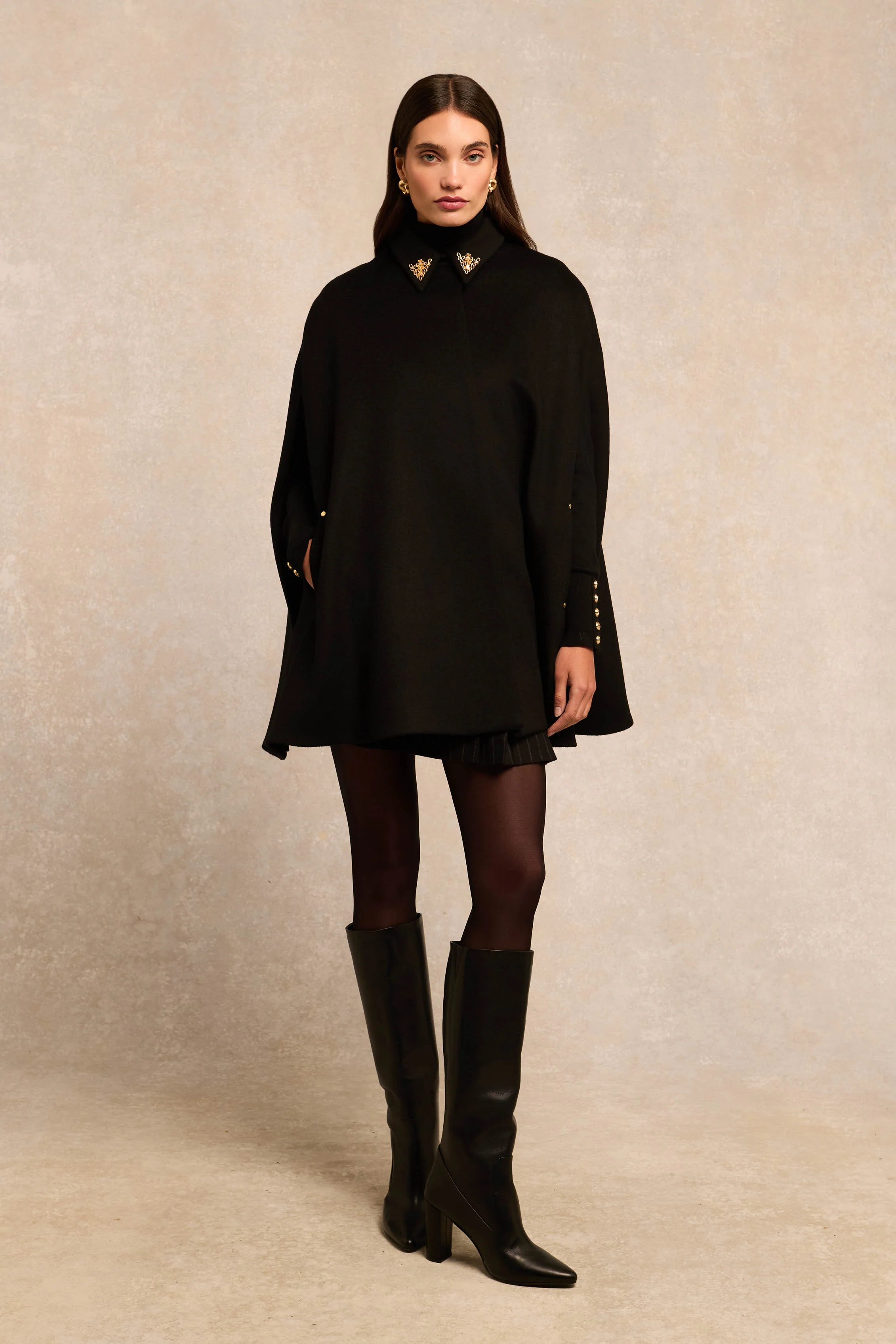 Knightsbridge Cape (Soft Black) - Image 2