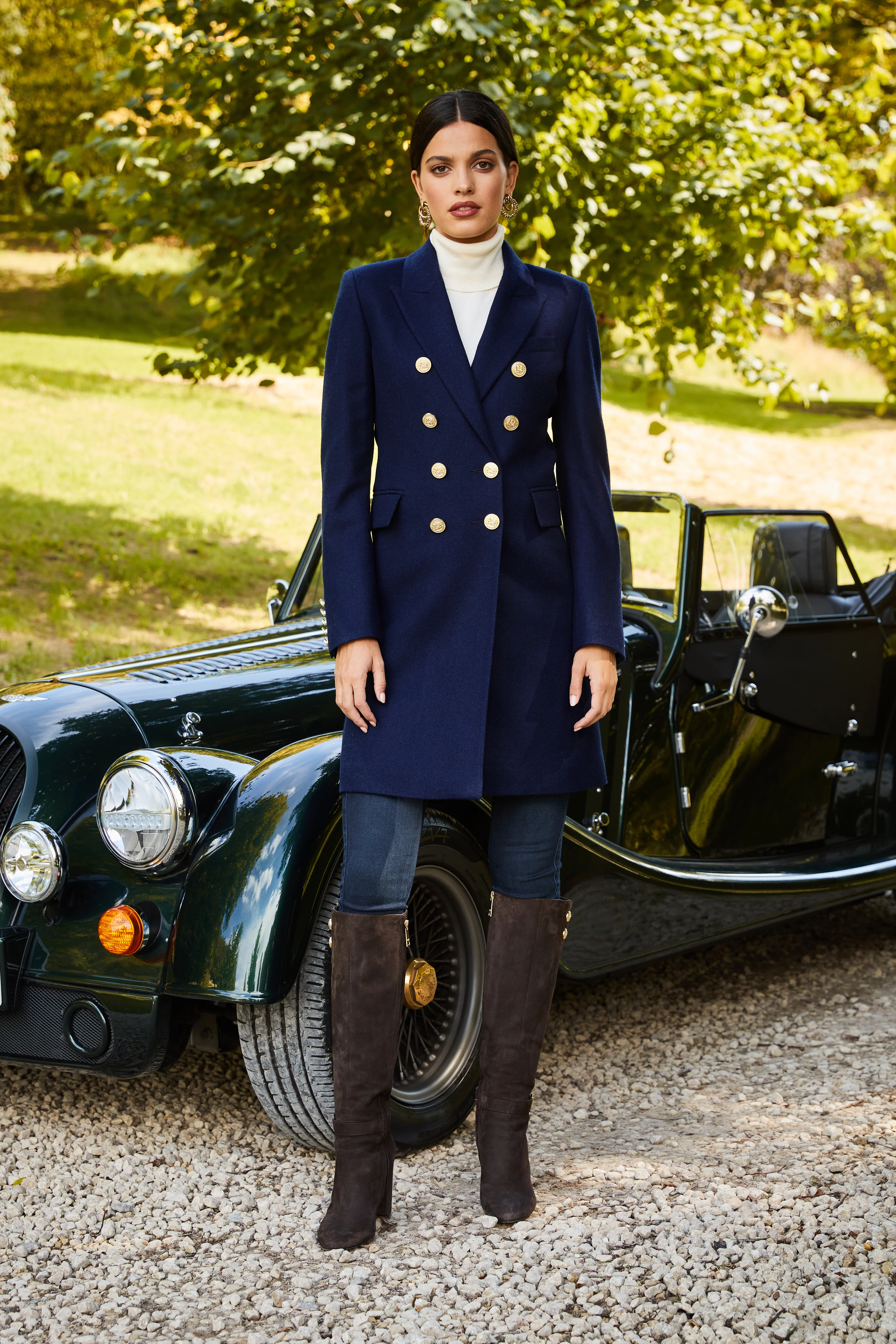 Knightsbridge Coat (Navy) - Image 2