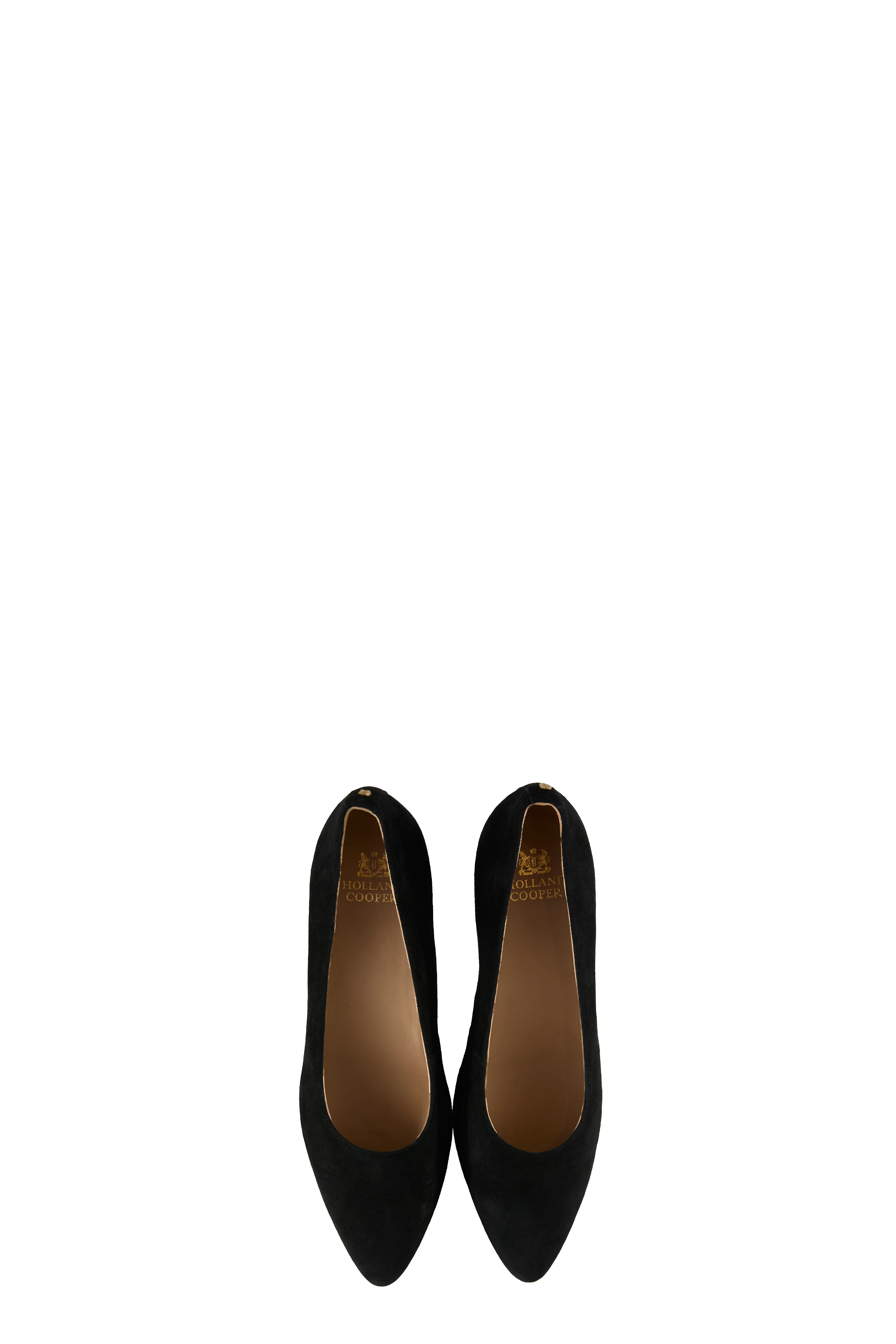 Knightsbridge Court Shoe (Black Suede) - Image 7