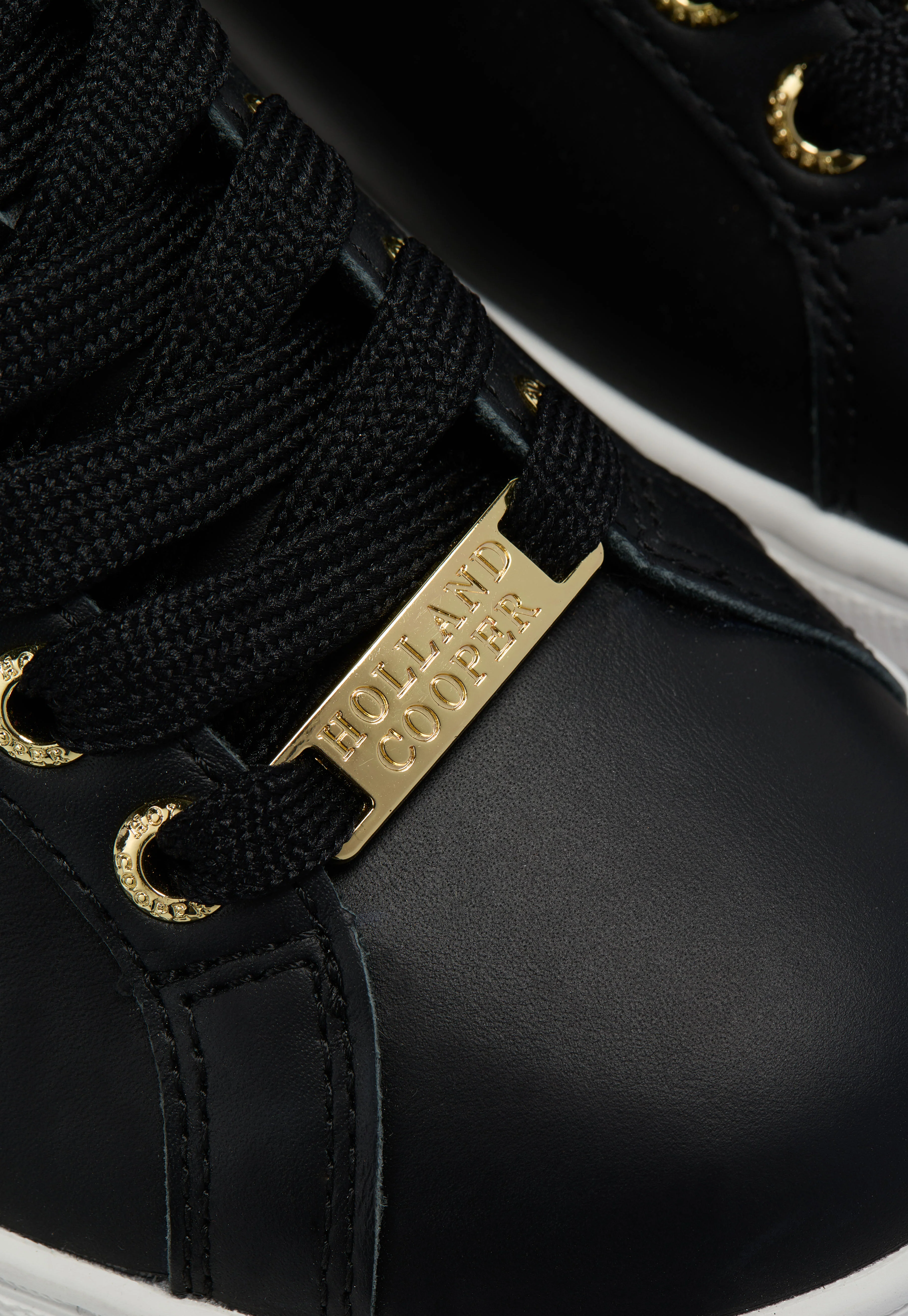 Knightsbridge Court Trainer (Black) - Image 8