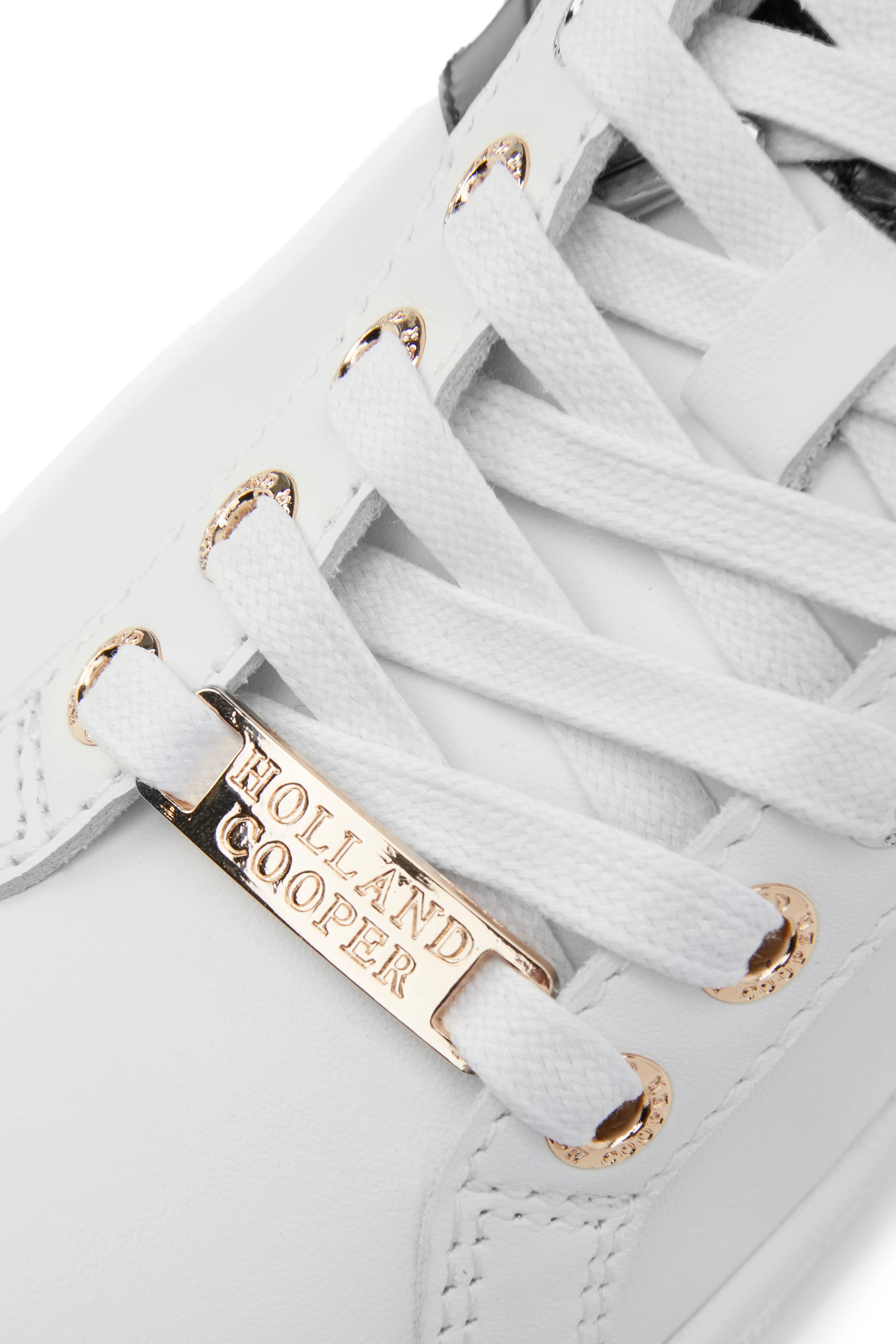Knightsbridge Court Trainer (Black Croc) - Image 11