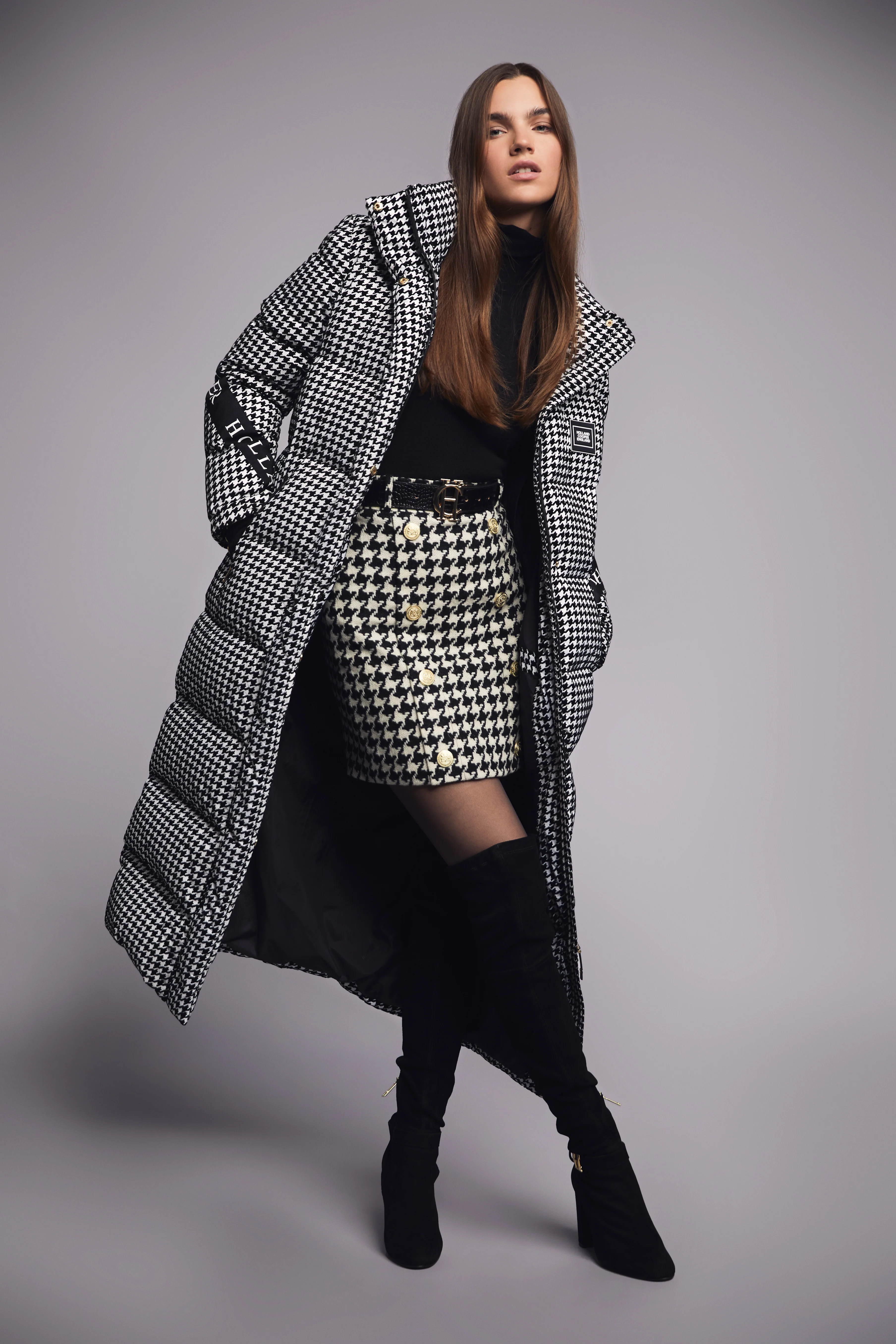 Knightsbridge Skirt (Large Scale Houndstooth) - Image 7