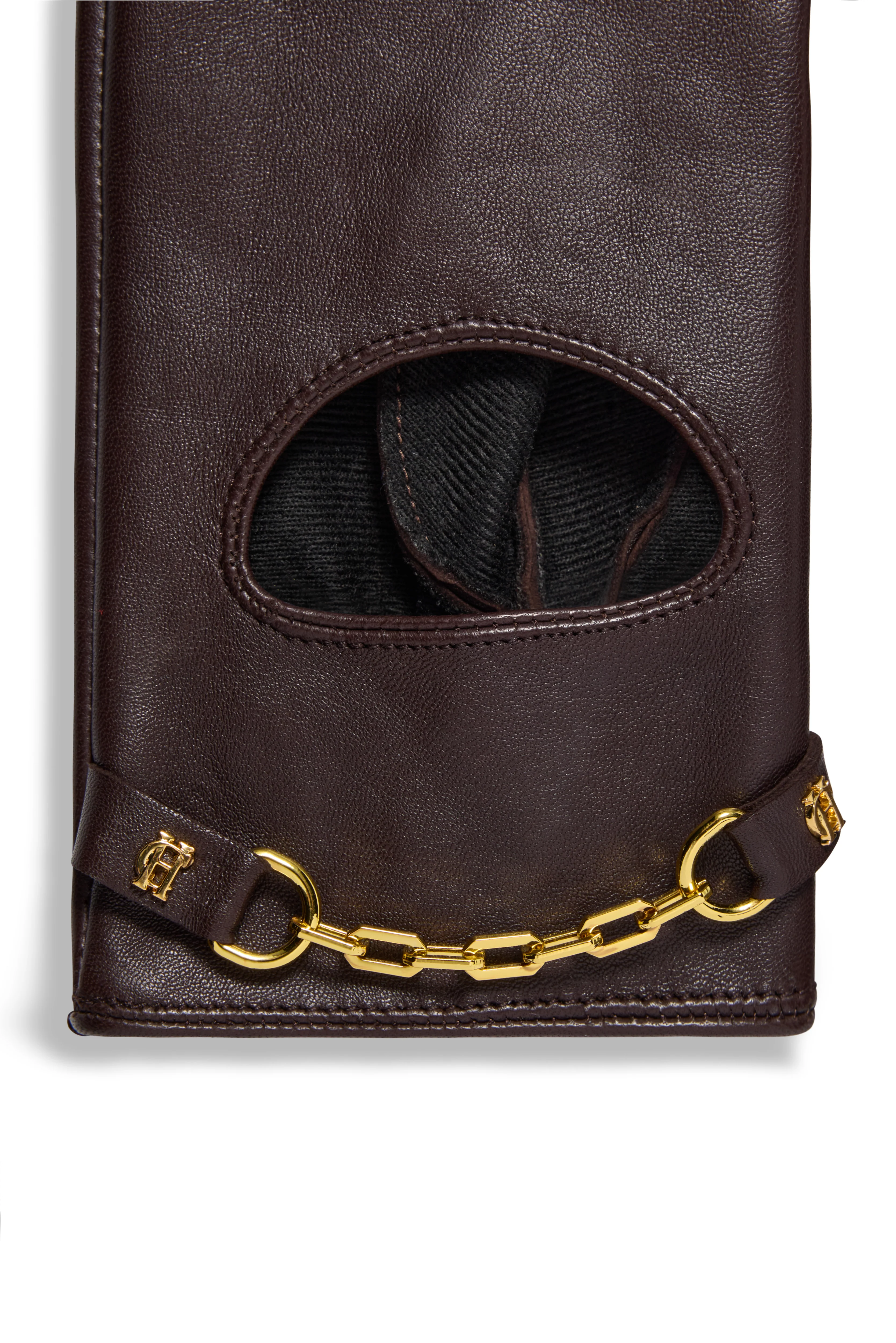 Leather Driving Gloves (Chocolate) - Image 3