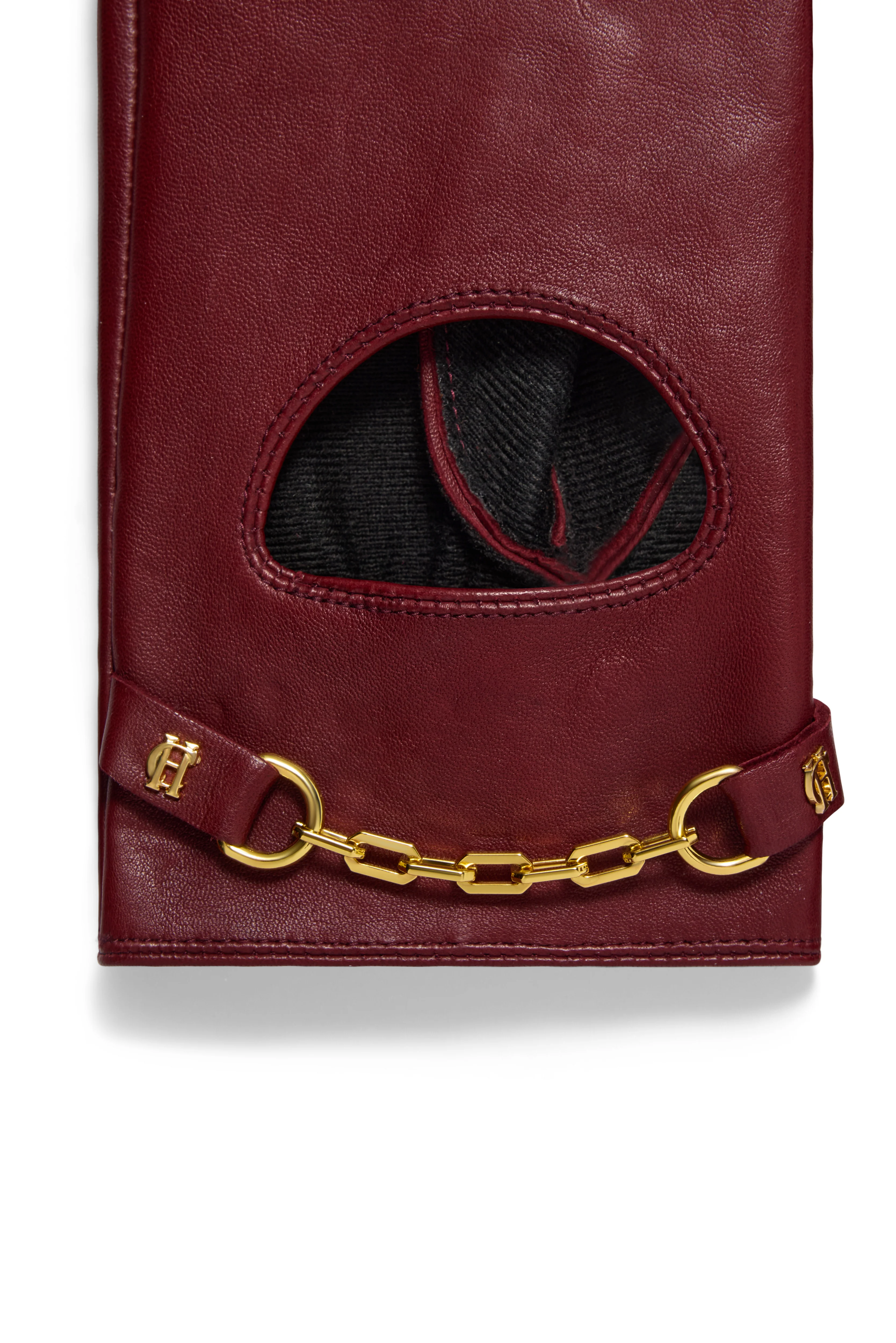 Leather Driving Gloves (Oxblood) - Image 3