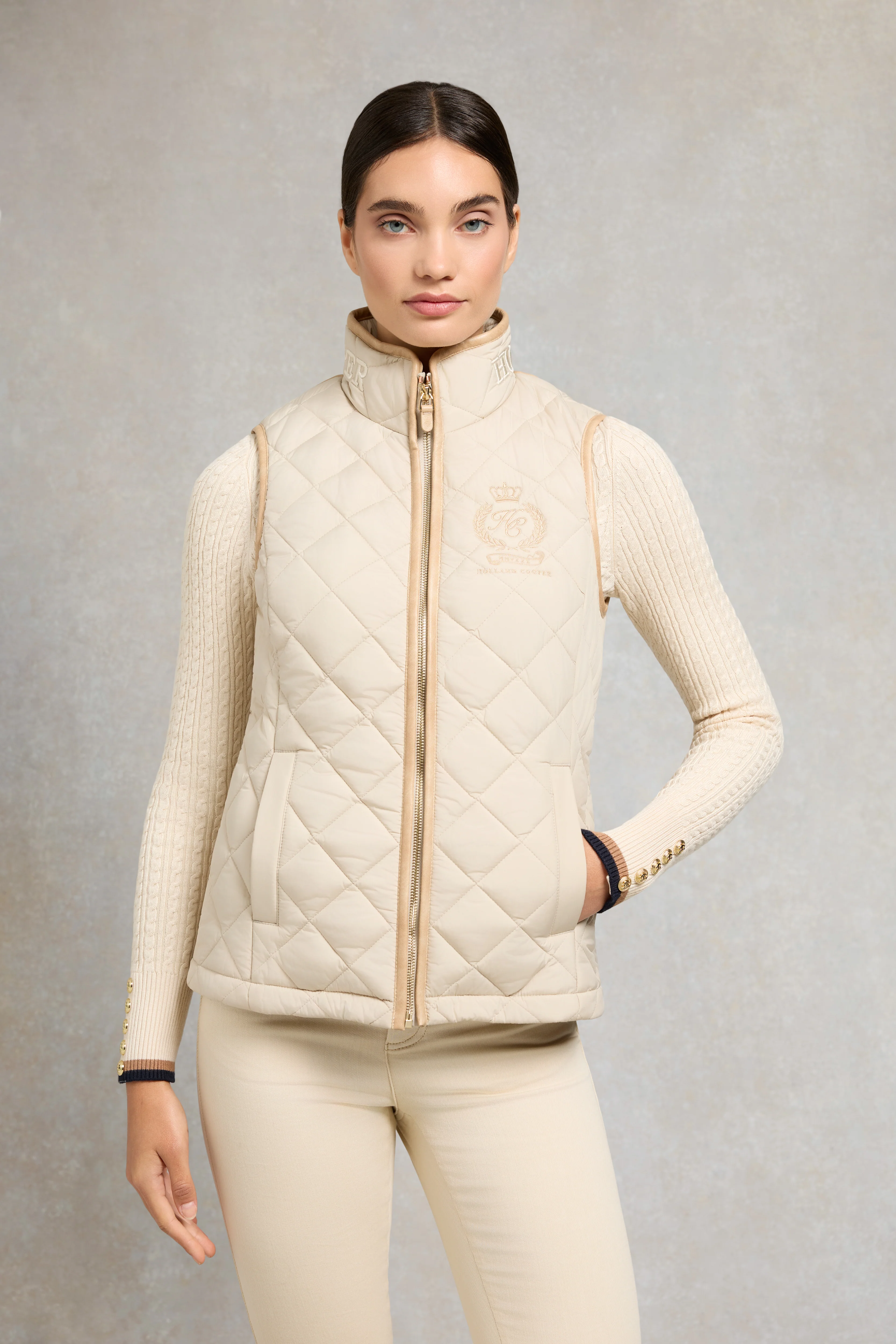Lightweight Country Gilet (Barley) - Image 2