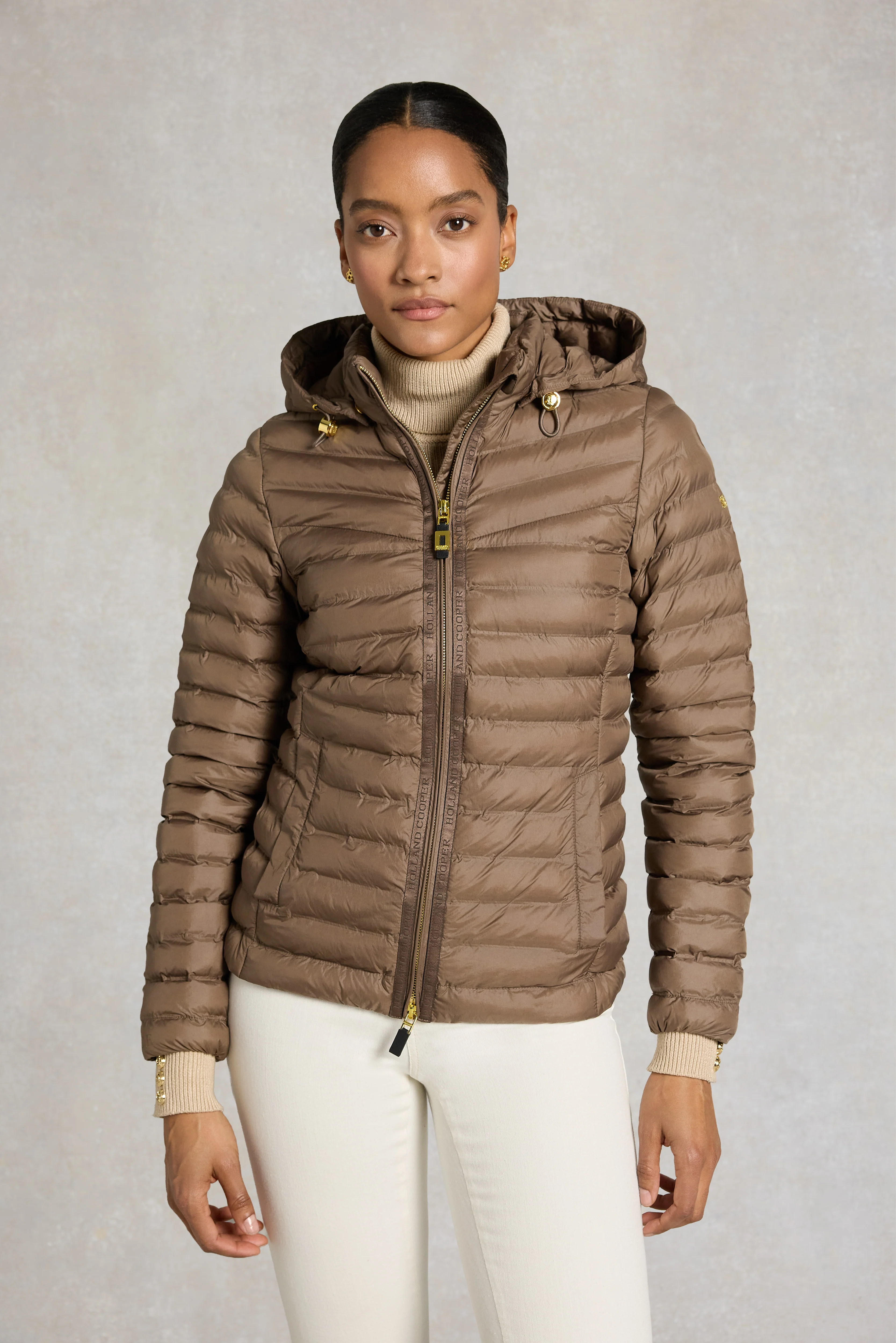 Lightweight Puffer Jacket (Chestnut)
