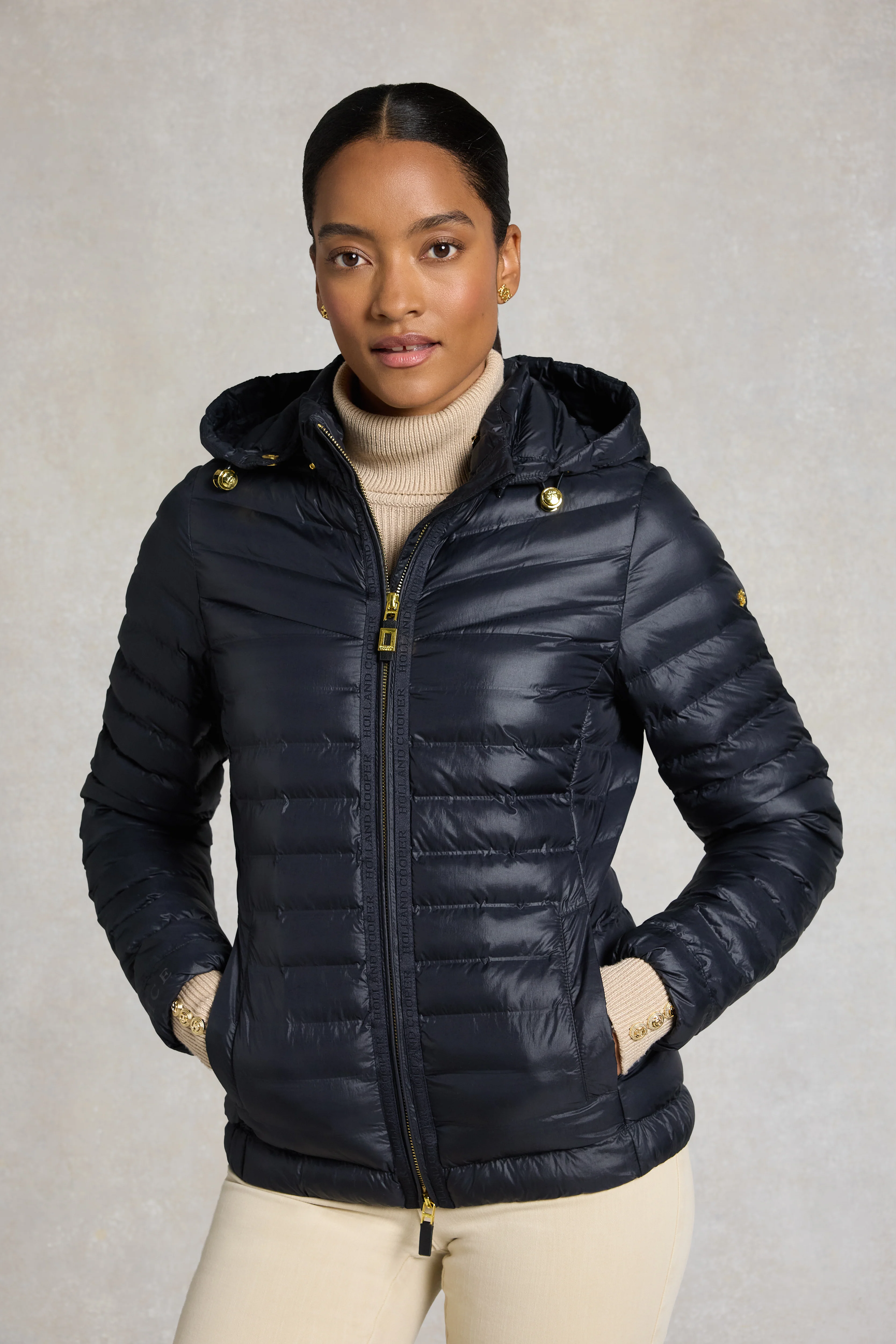 Lightweight Puffer Jacket (Ink Navy)