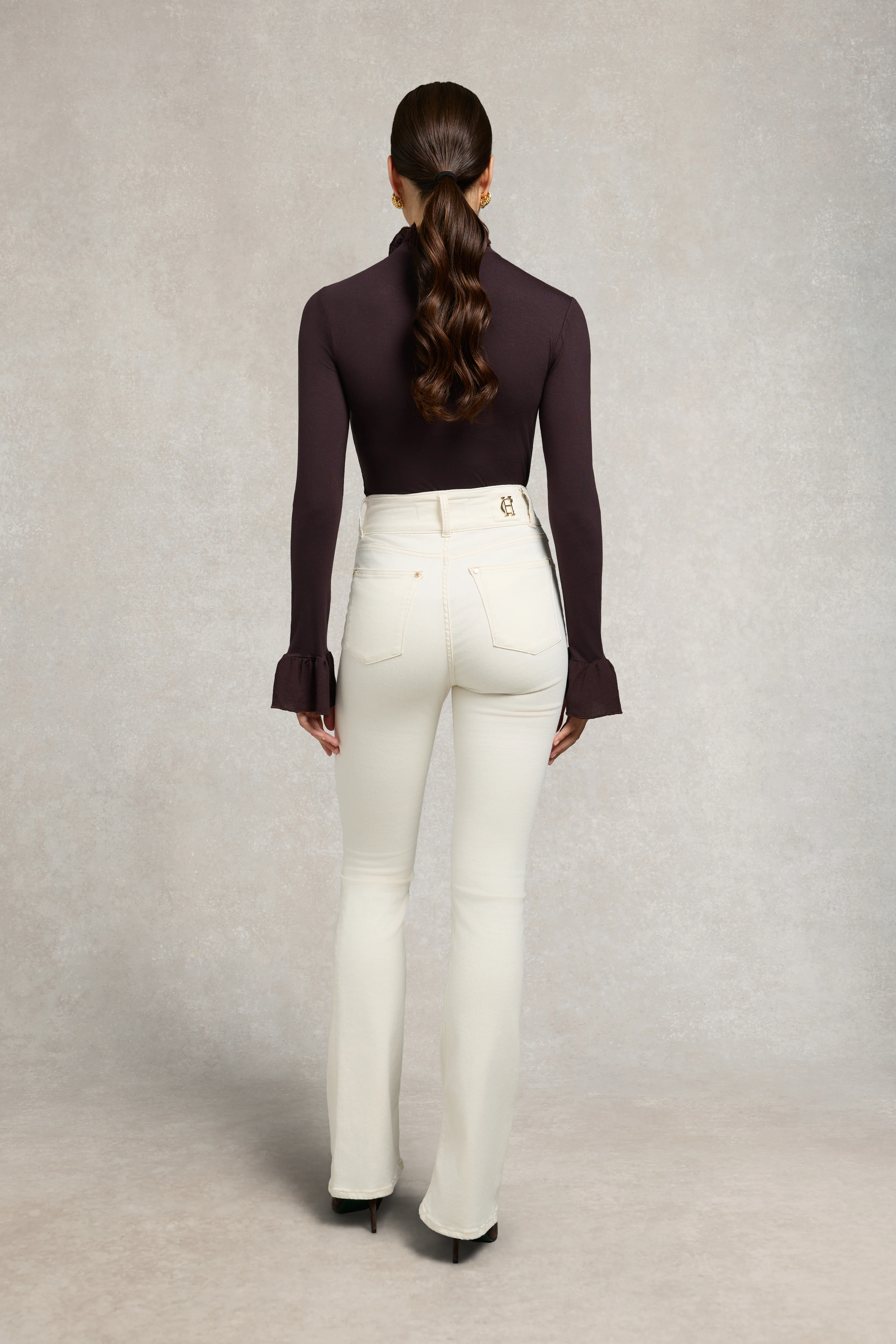 Lilibet Jersey Tee (Chocolate) - Image 5