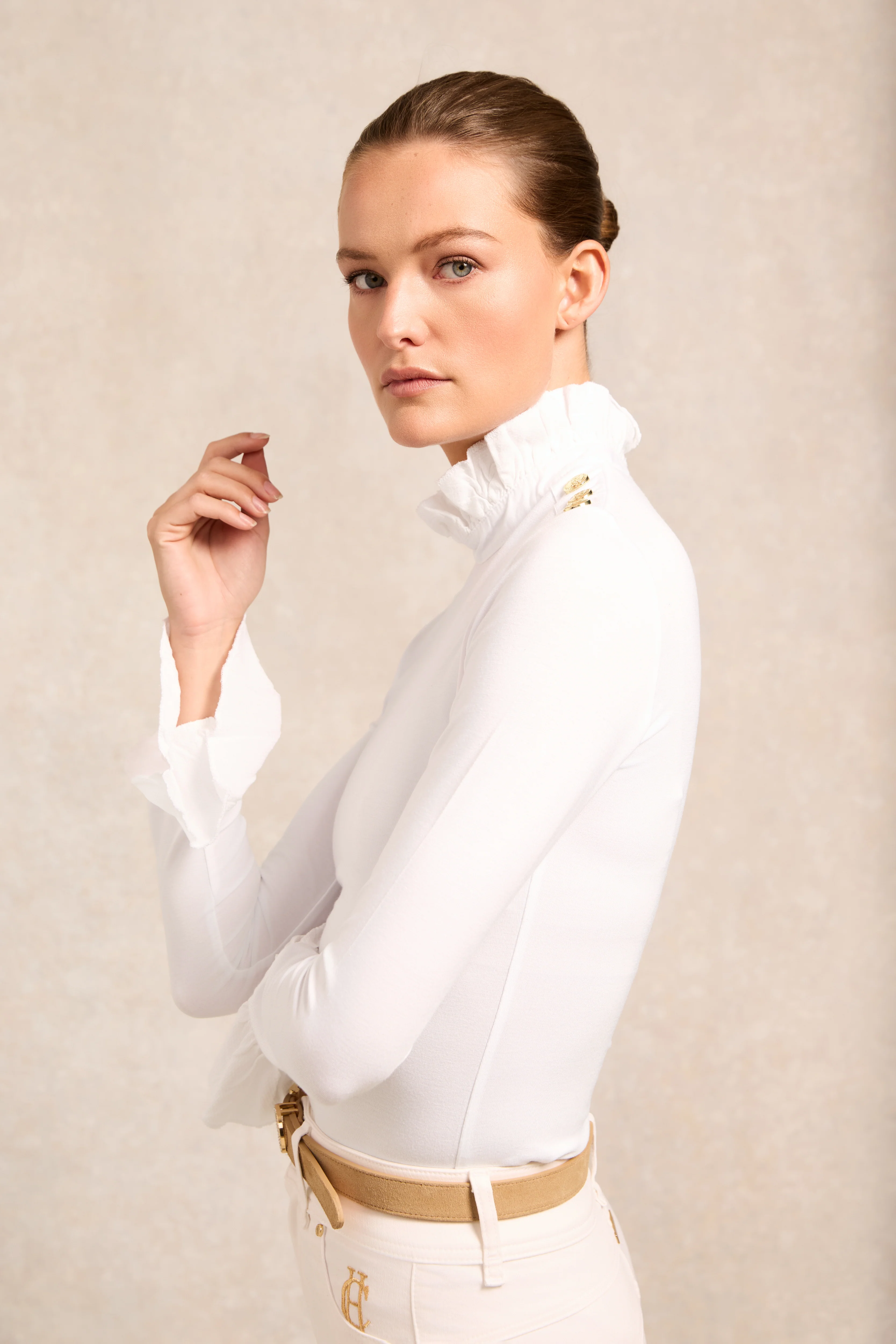 Lilibet Jersey Tee (White) - Image 6